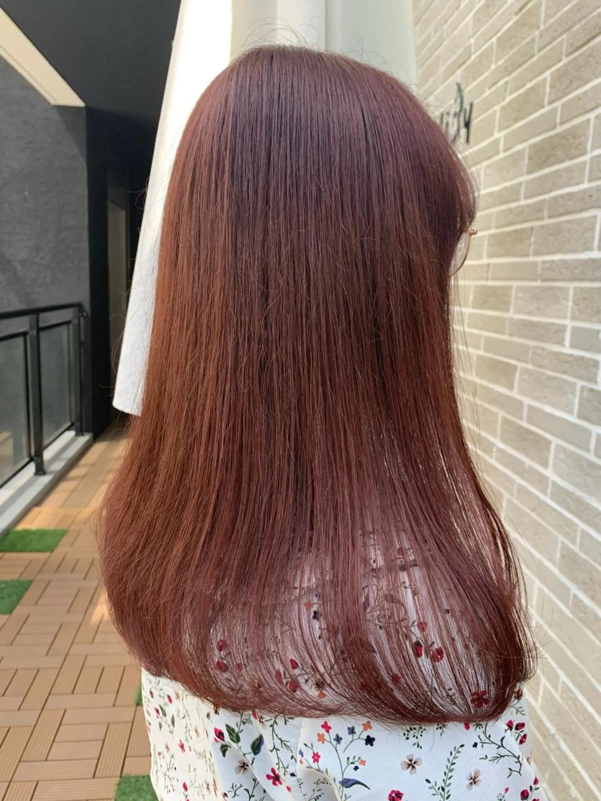 セミロング カラー ヘアアレンジ ヘアカラー トリートメント kei/透明感カラー /ベージュ/髪質改善のヘアスタイル