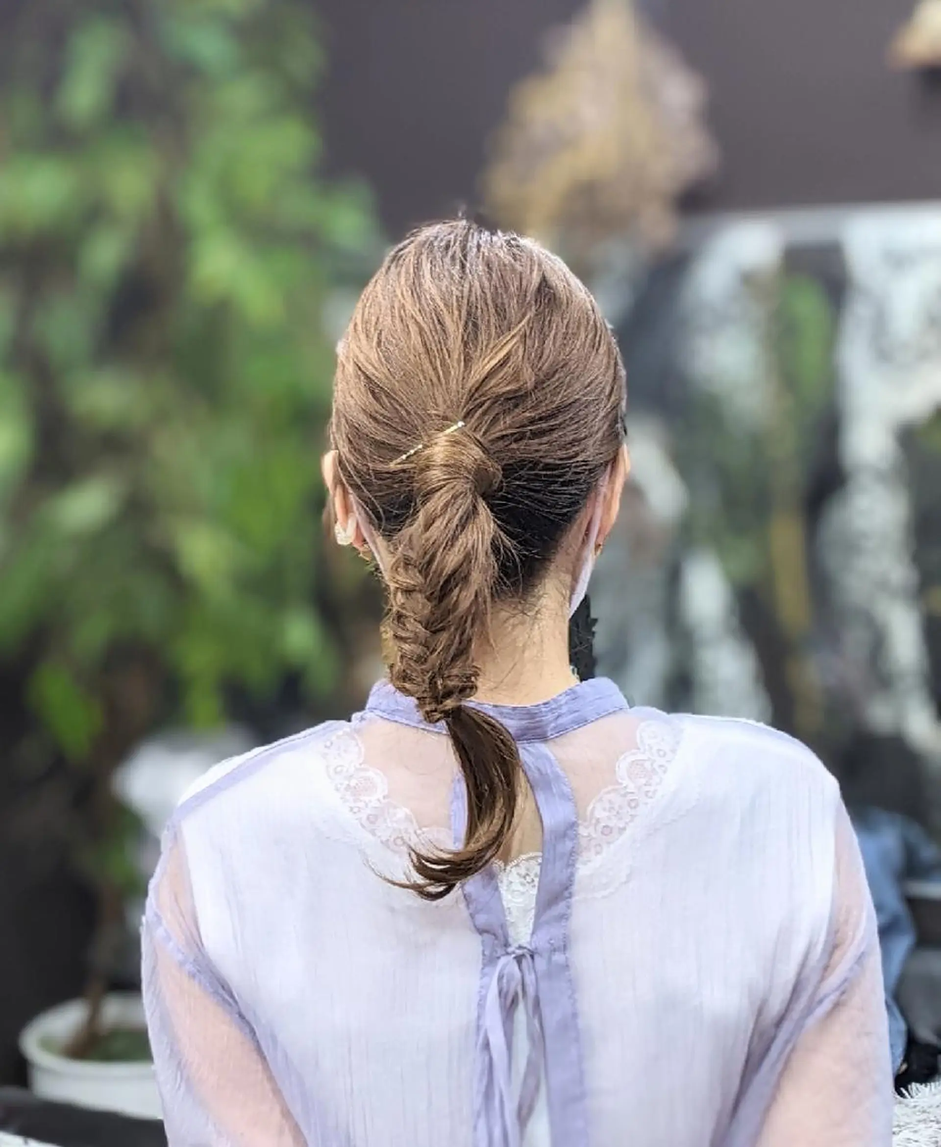 セミロング ヘアアレンジ Ruheplatz所属・HIKARI＠ Ruheplatzのヘアスタイル