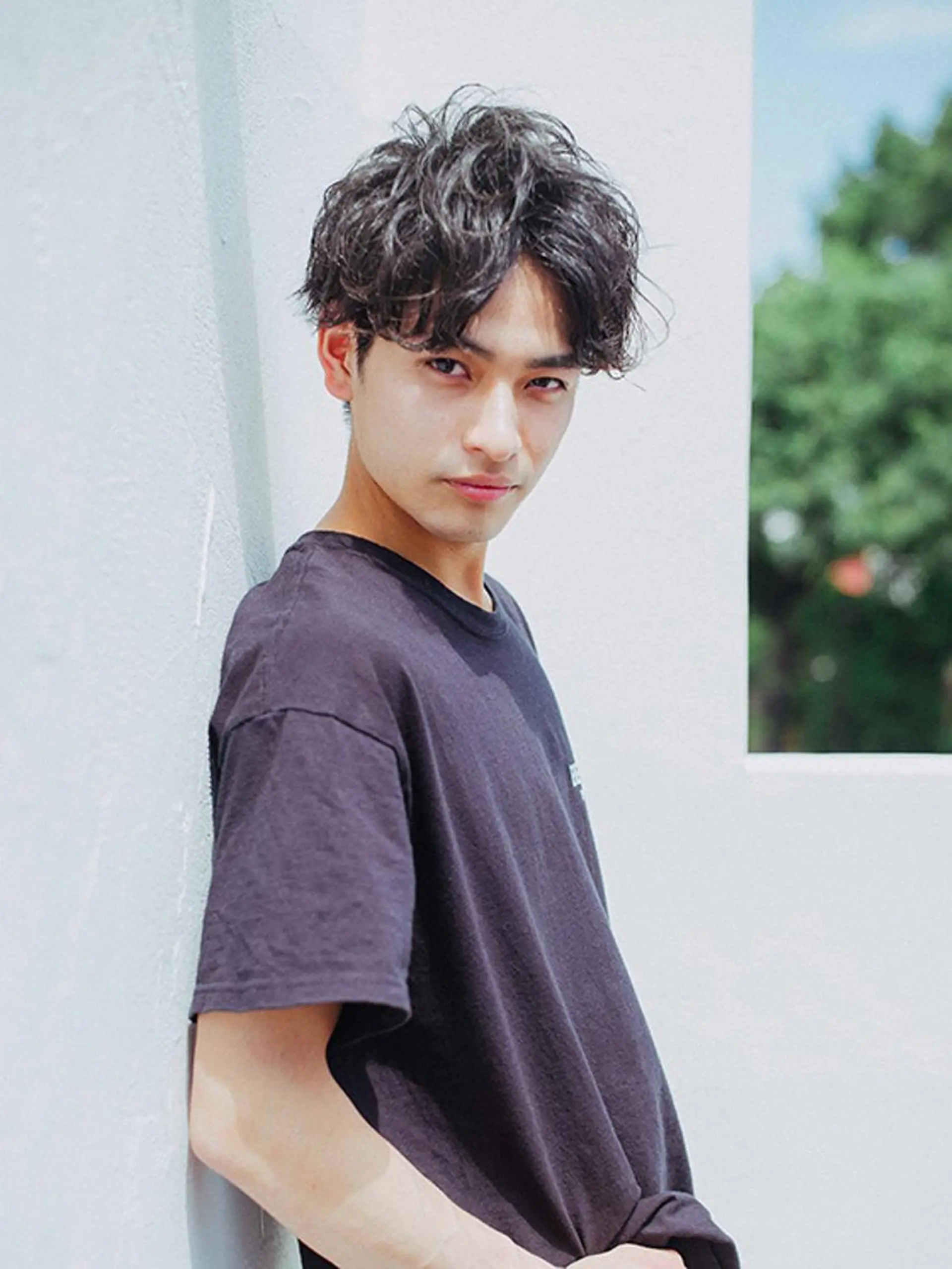 セミロング カラー パーマ メンズ 【公式】amble luxe池袋東口🩷のヘアスタイル