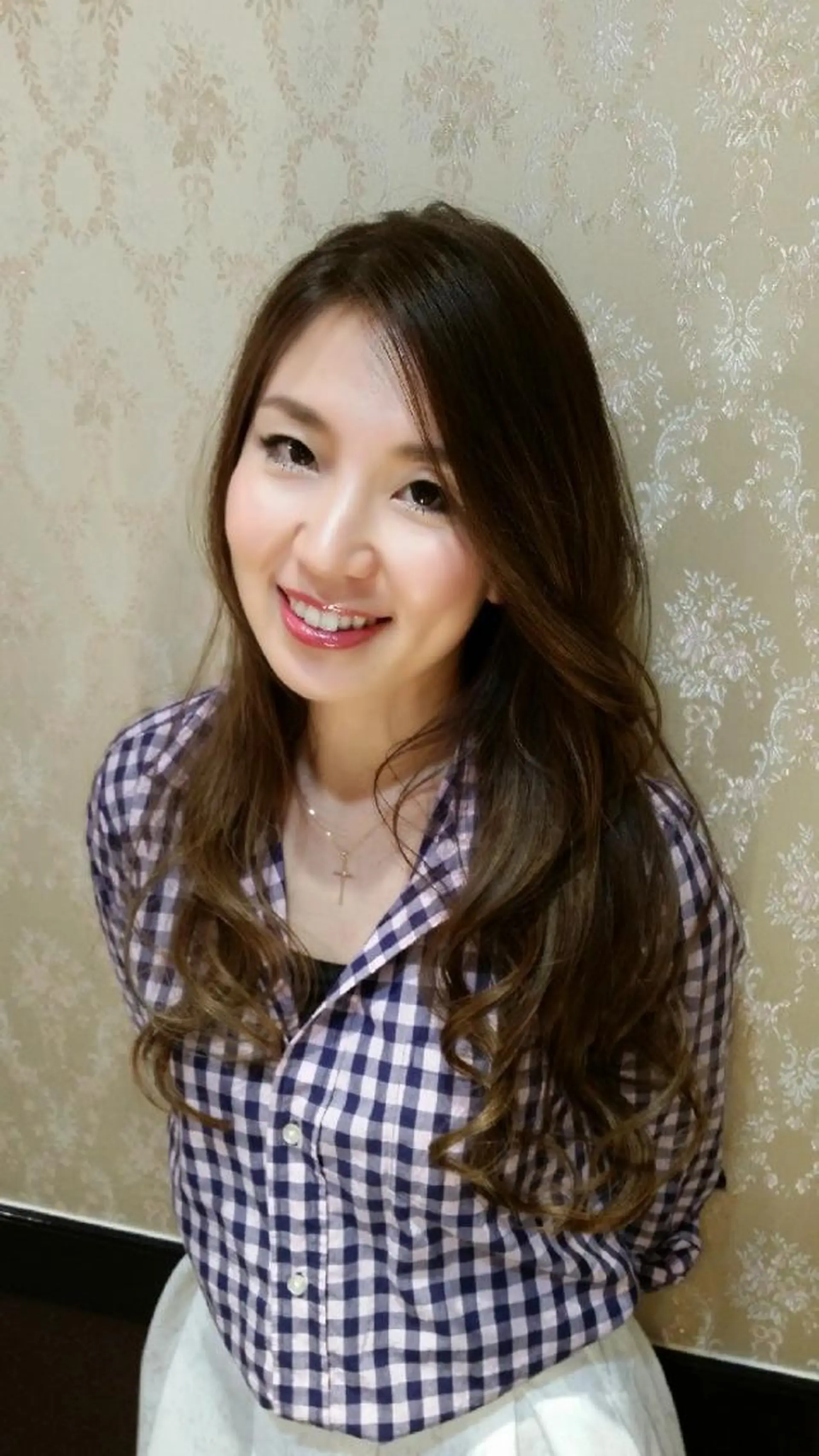 セミロング ロング カラー パーマ Beniya BOND STREET所属・田中 洋のヘアスタイル