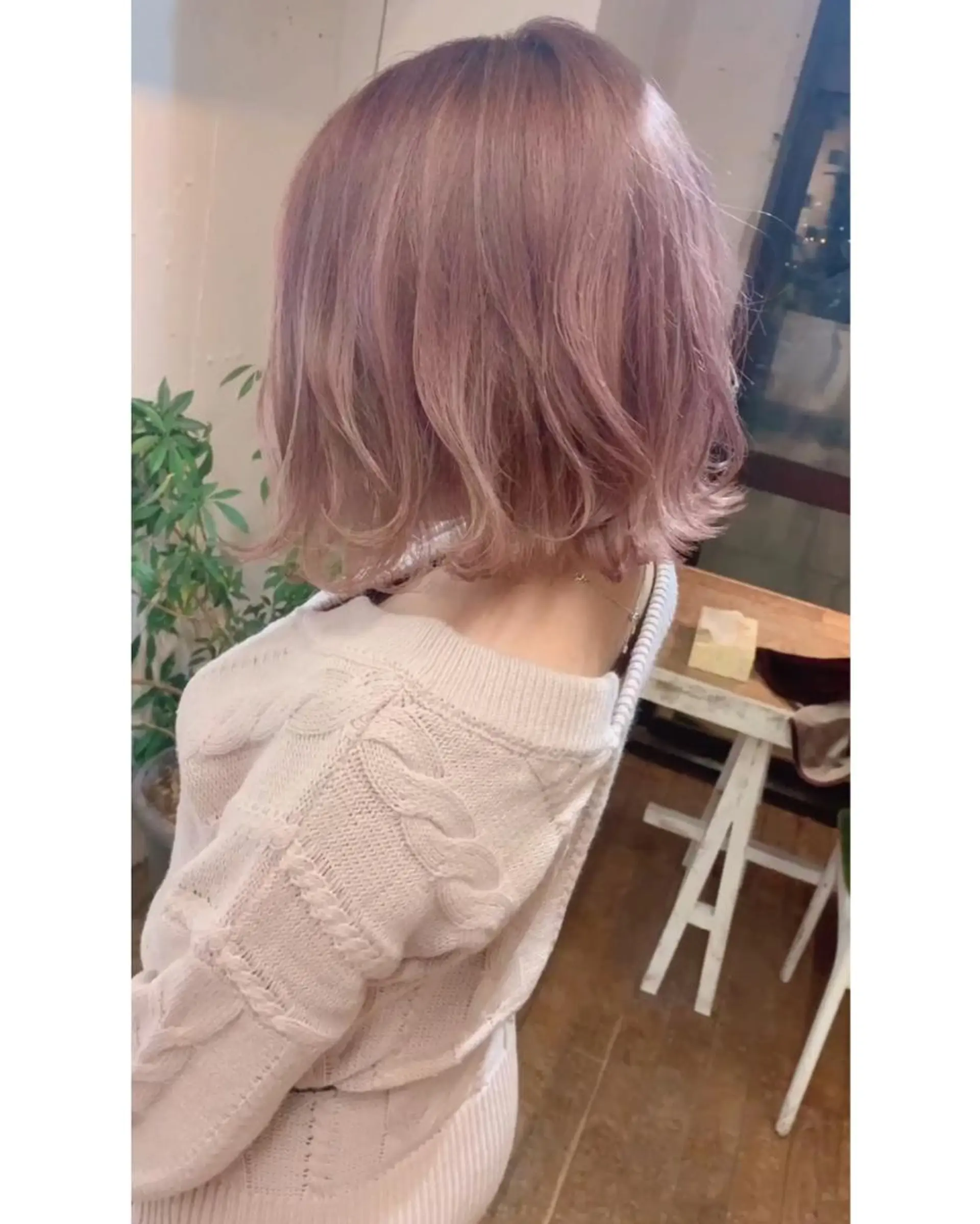 カラー アッシュ ベージュカラー ハイトーンカラー ピンクカラー ピンクアッシュ Beyond（kitaro）所属・石井辰功也 フリーランス美容師のヘアスタイル