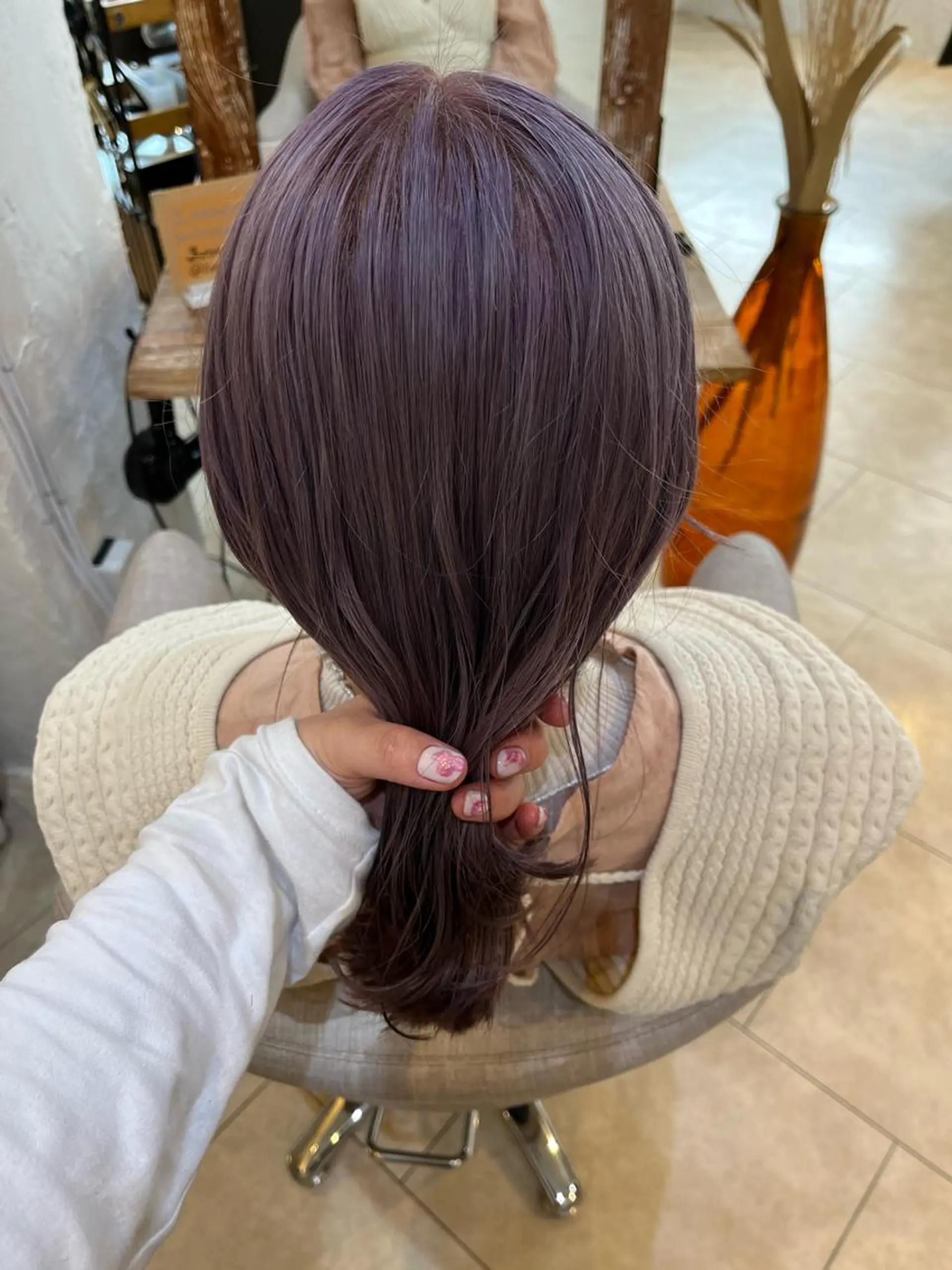 セミロング カラー 💛ハイトーン💛 りむのヘアスタイル