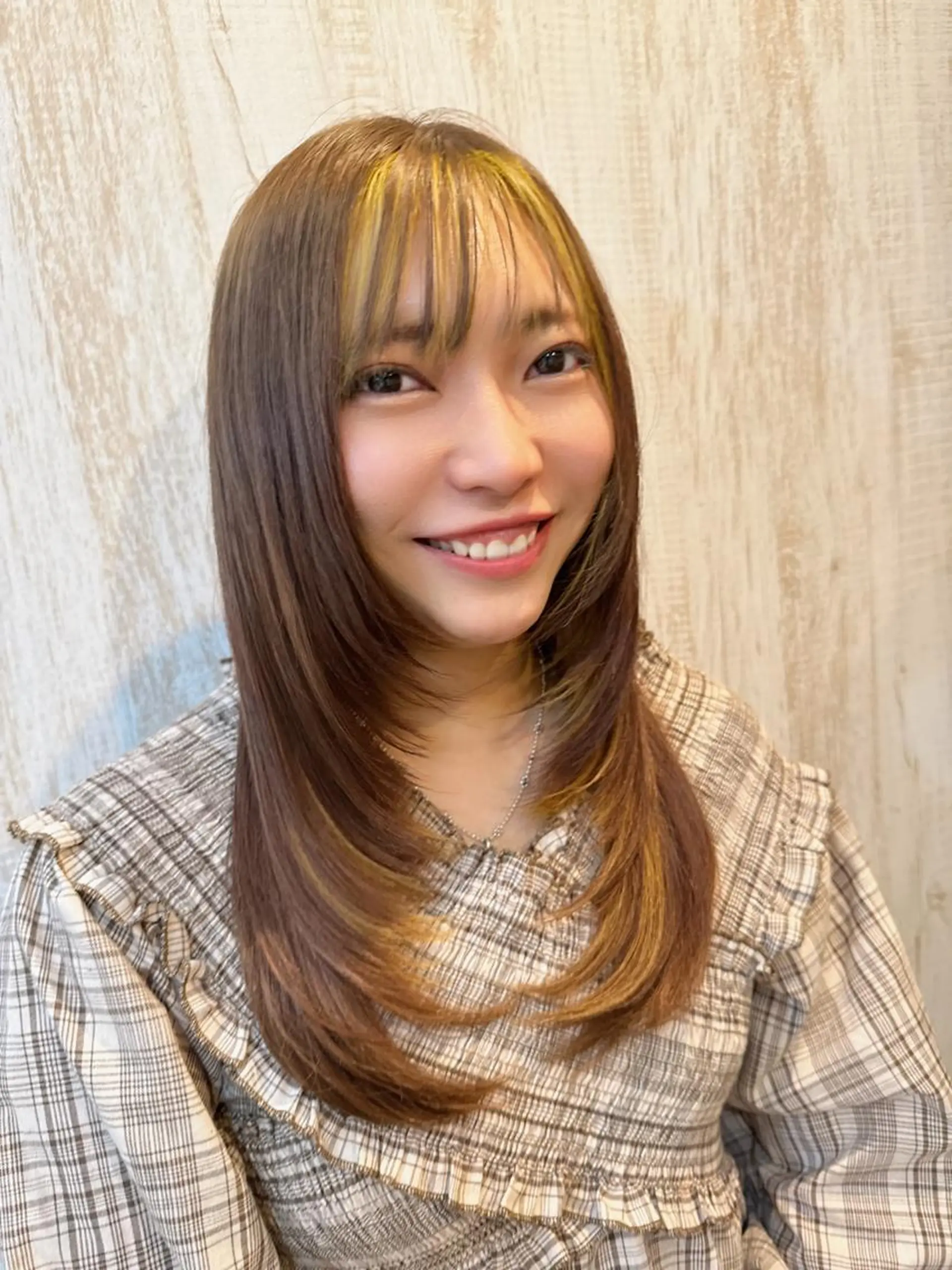 カラー ロング 個室型美容室san 都賀店のヘアスタイル