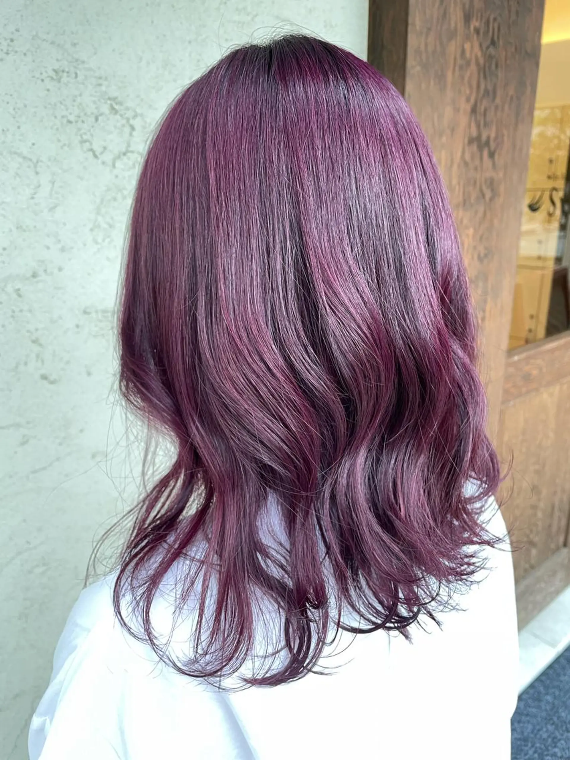 ミディアム カラー 透明感韓国ヘア♡ みつきのヘアスタイル