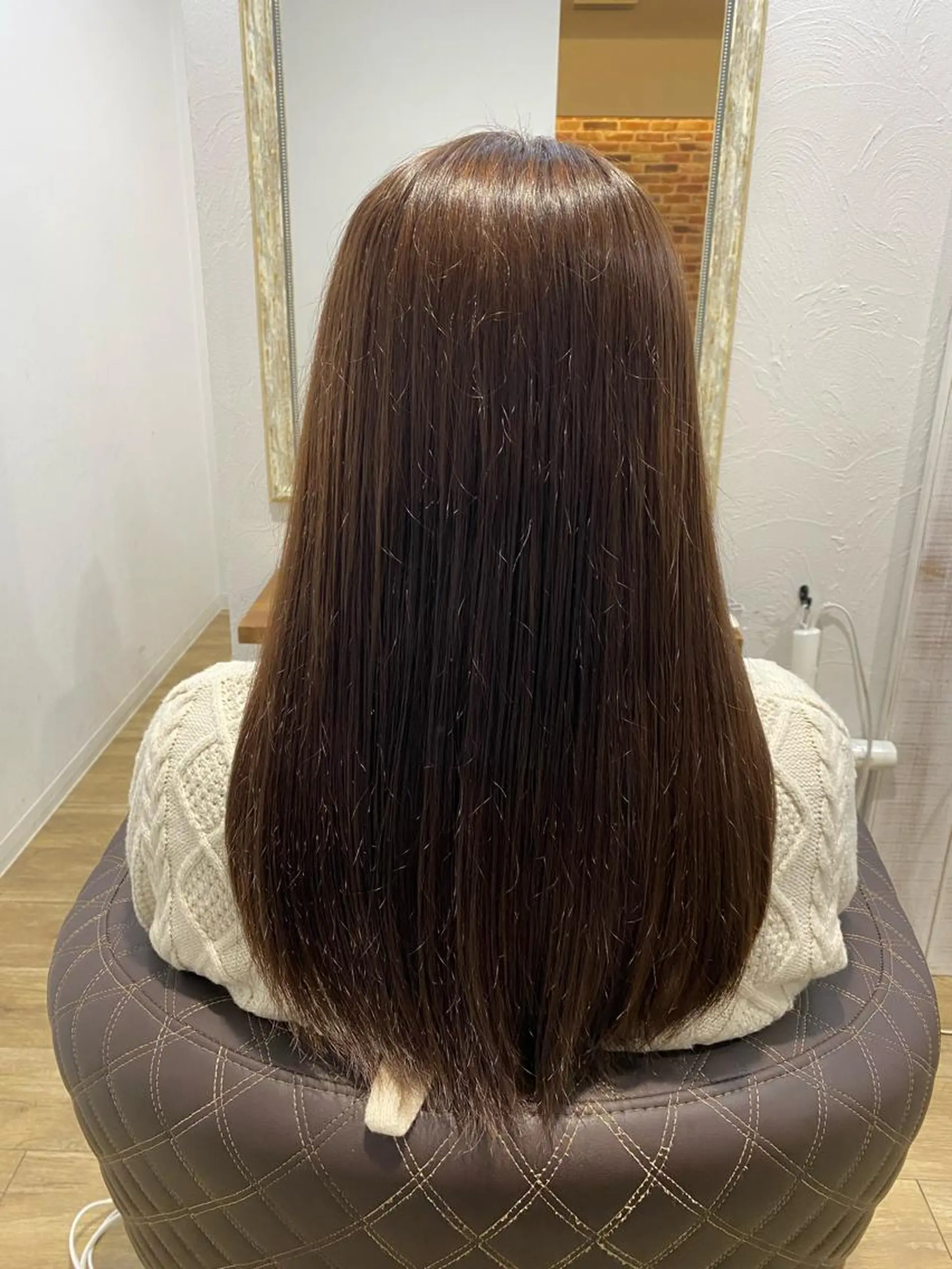 ロング カラー ブリーチ 透明感カラー ブリーチなしカラー CIEN所属・松下 育未のヘアスタイル