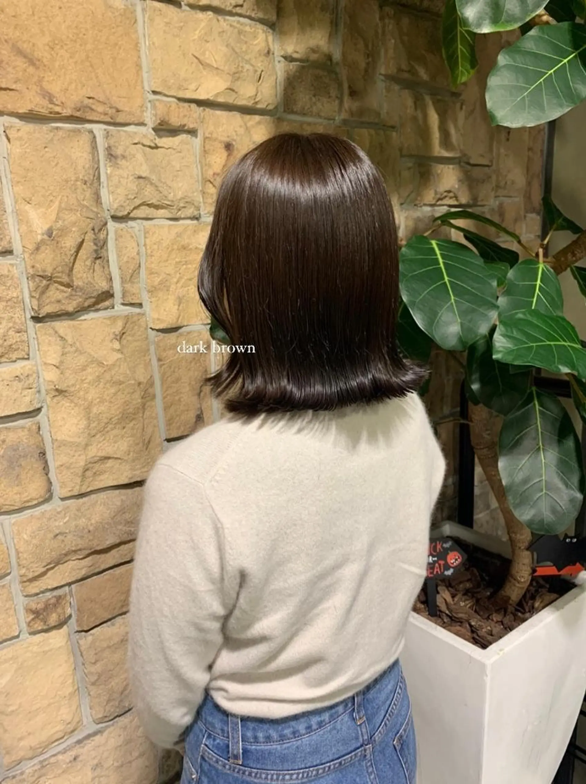 ミディアム カラー ブラウンカラー ダークブラウン 似合わせレイヤーカ ット　ʚɞ riiのヘアスタイル