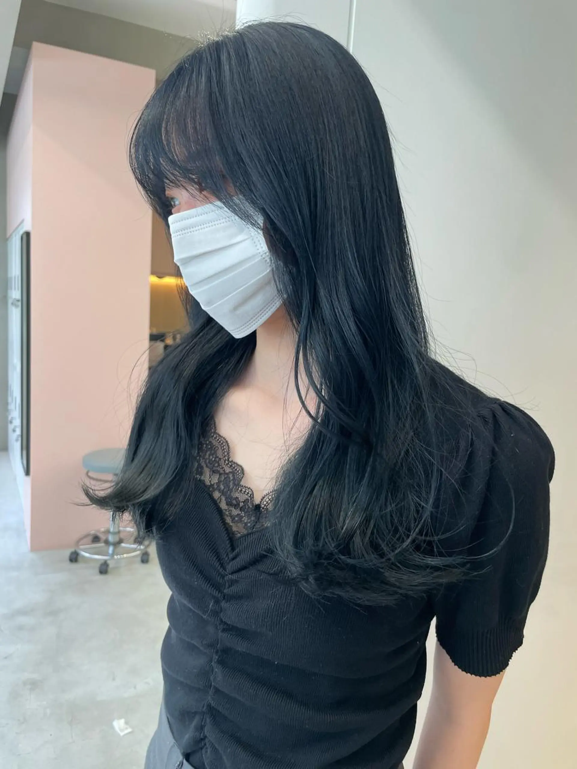 カラー 若月 あやかのヘアスタイル