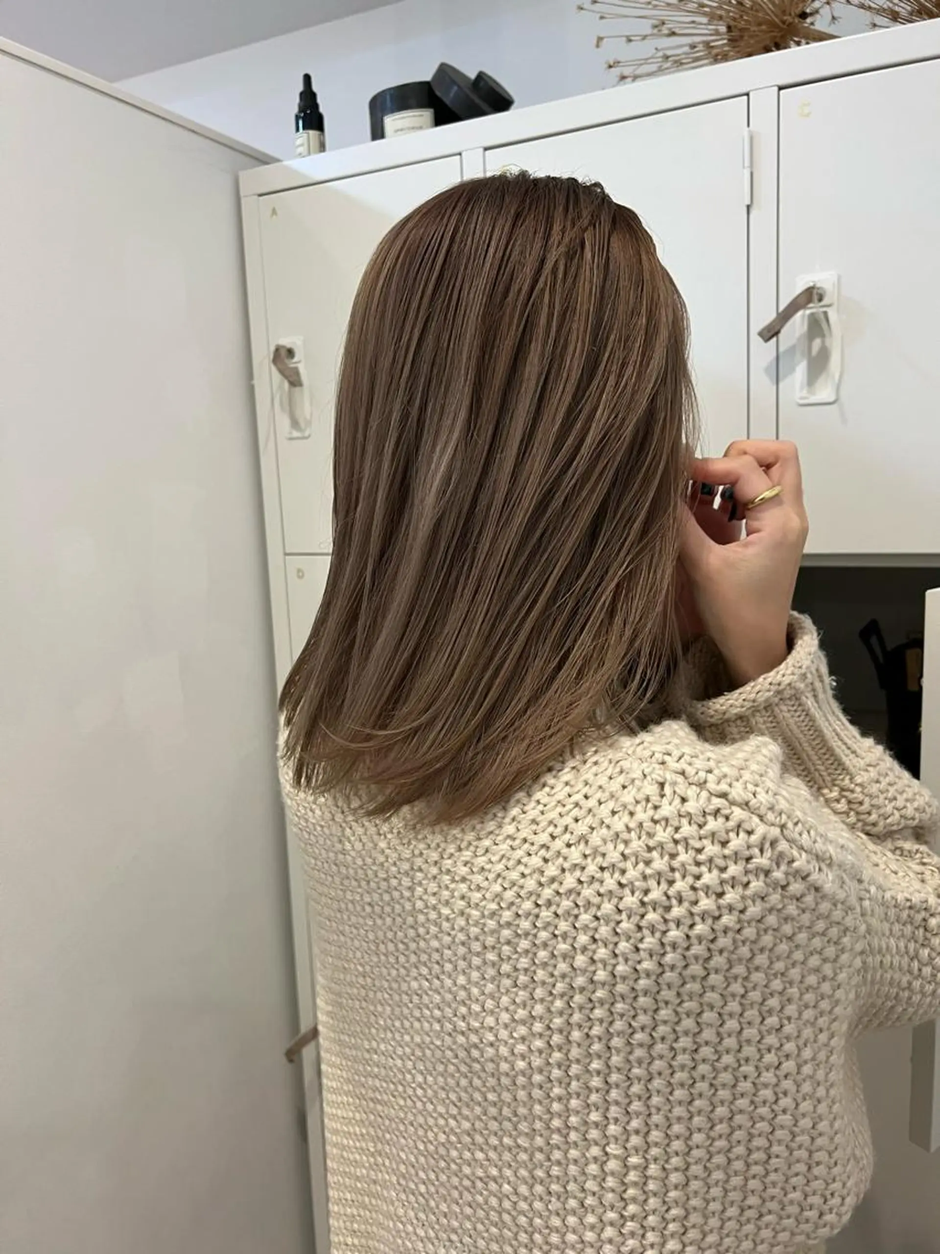 ミディアム カラー ショート・ボブパーマ 指名No.1かけるのヘアスタイル