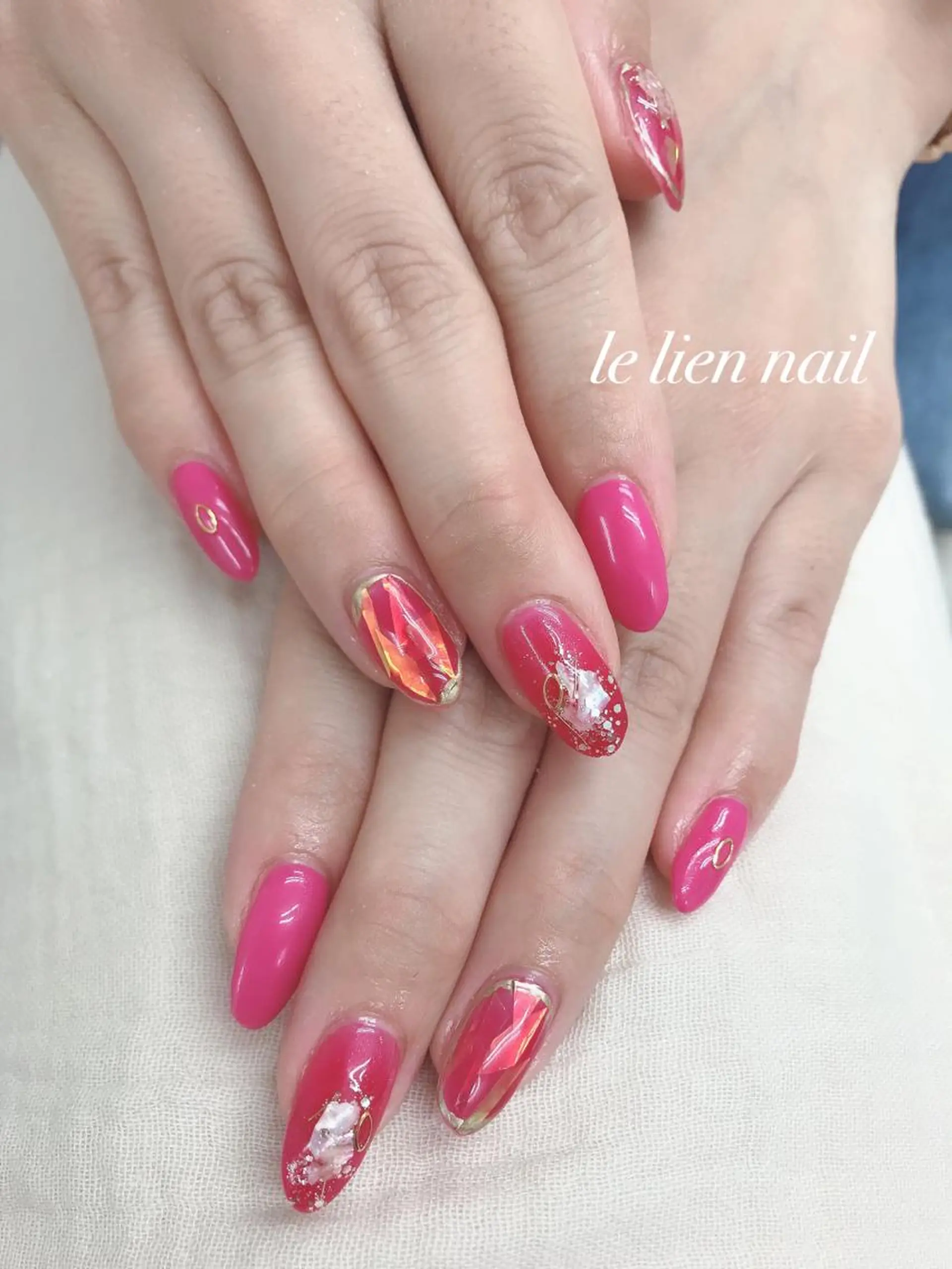 ミディアム le lien nailのネイルデザイン