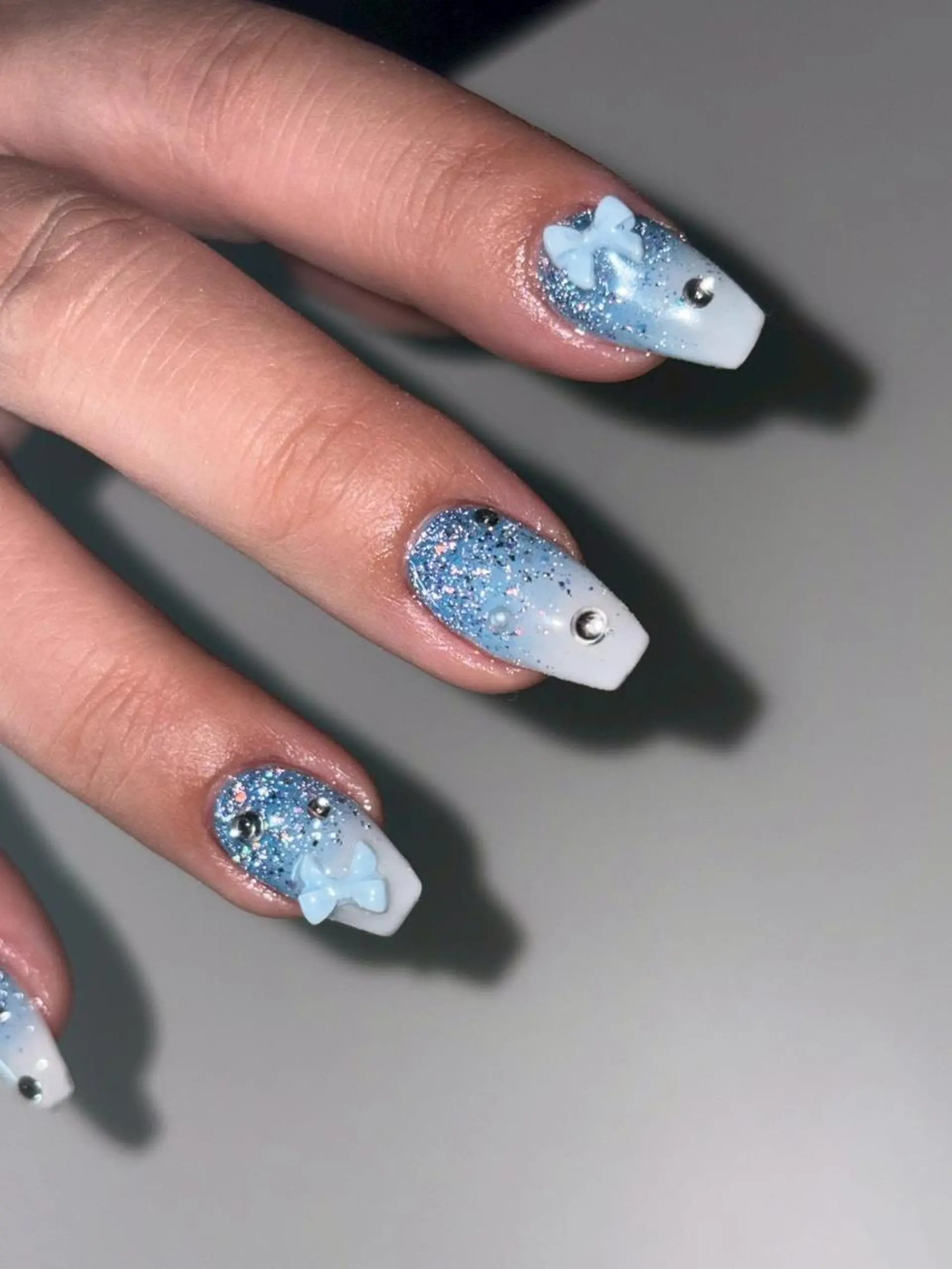 ネイル オーロラネイル ボルドー クリアネイル フラッシュネイル フットネイル Ogawa/持ち込み 長さだしパラジェルのネイルデザイン