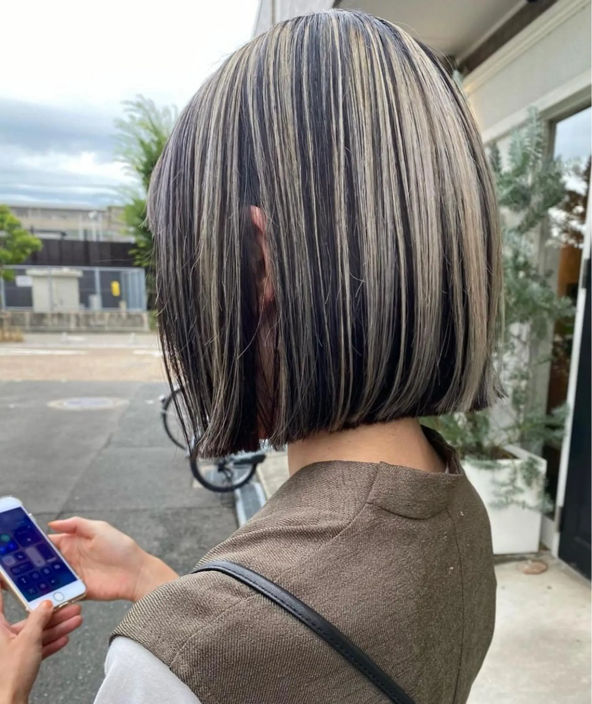 カラー パーマ/透明感カラー 小松のヘアスタイル