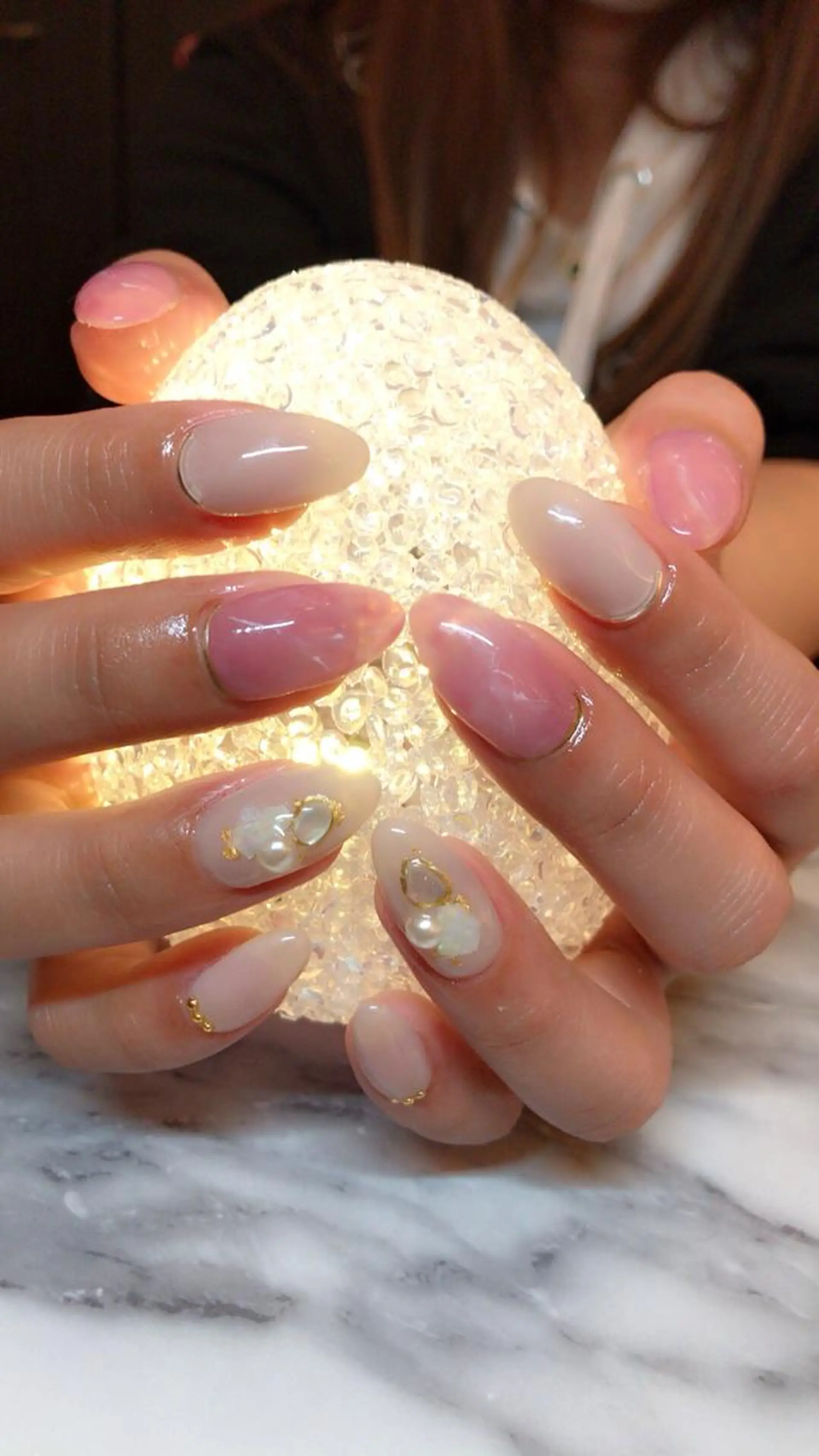 ネイル 大理石ネイル(マーブル) Nail &Beauty Salon ☆Kirari☆所属・ビューティサロン ☆Kirari☆のネイルデザイン