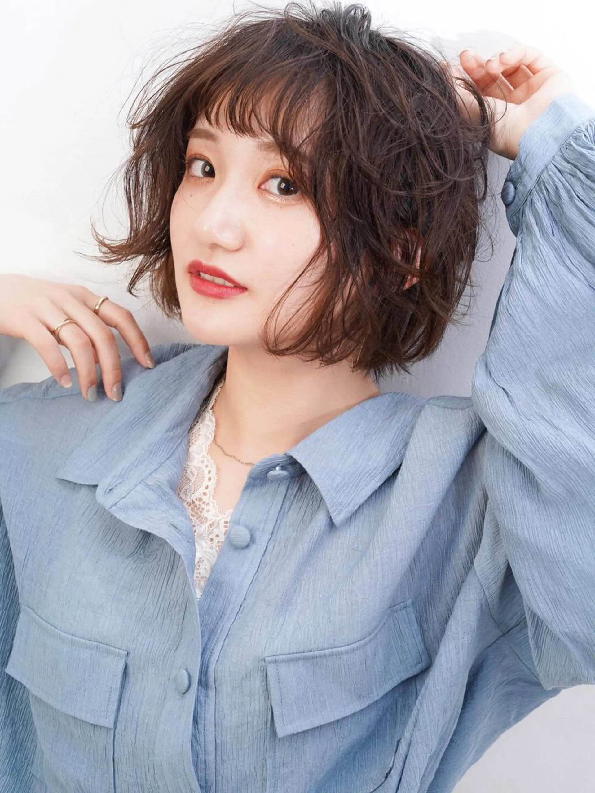 ショート パーマ YUKO/ 似合わせ韓国風パーマのヘアスタイル