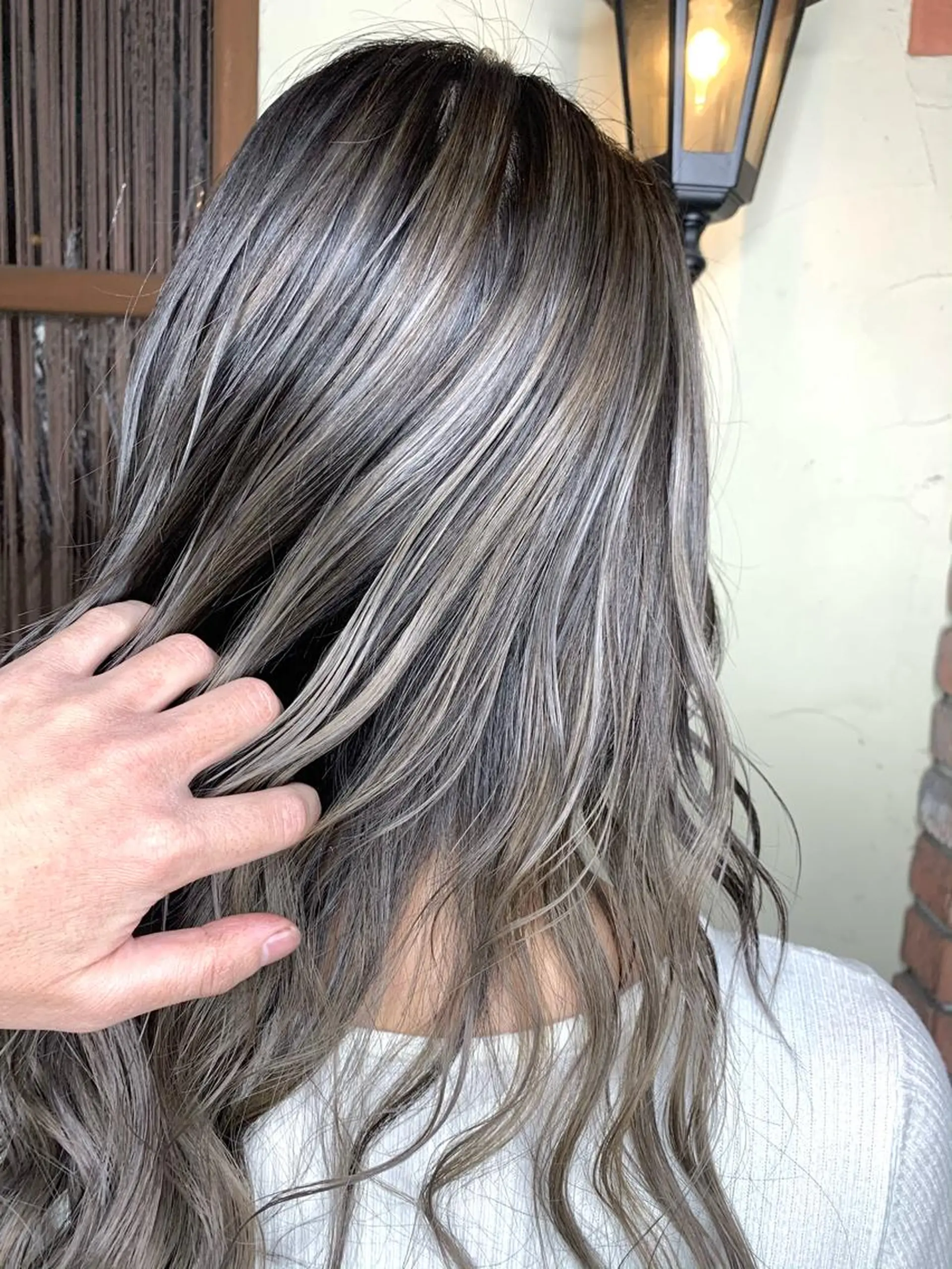 ロング カラー パーマ ヘアアレンジ メンズ キッズ ネイル マツエク・マツパ 髪質改善 艶髪🔵ﾌｾﾅｵﾔのヘアスタイル