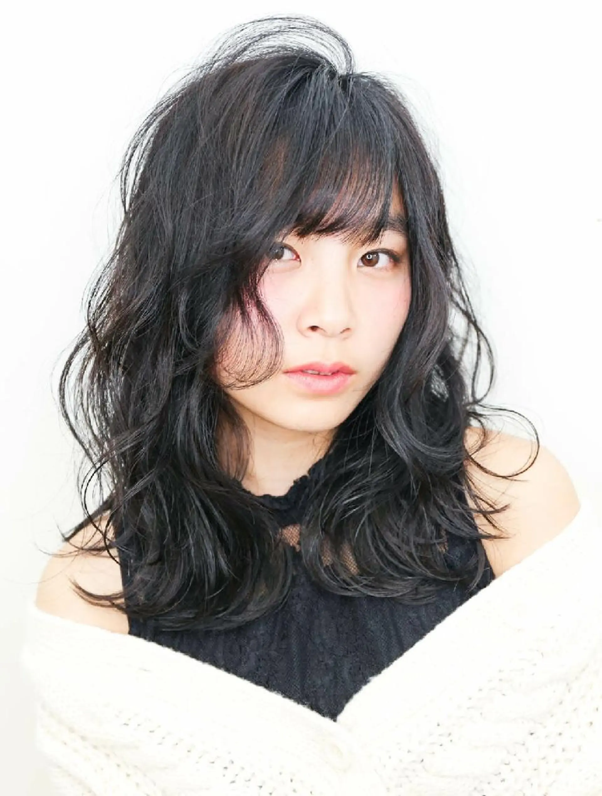 カラー 透明感カラー イルミナカラー カット ヘアカラー ブリーチ/ヘアケア/ 艶髪/イギチハルのヘアスタイル