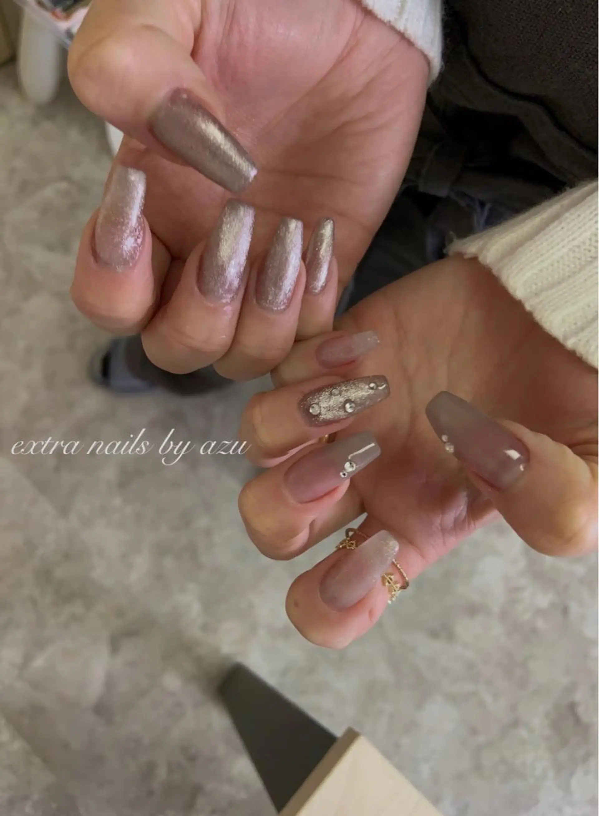 ネイル マグネットネイル extranails ／lemellaのネイルデザイン