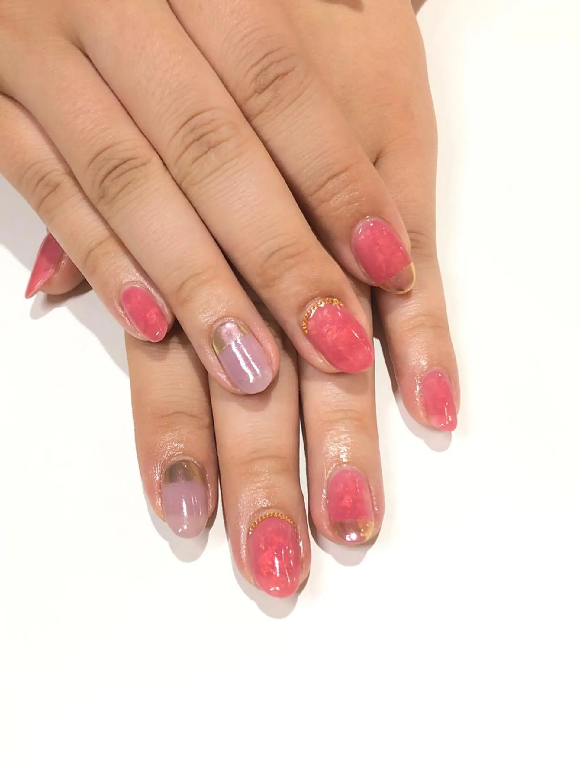 ネイル ミラーネイル AinaShareSalon所属・Yui＊Aina ShareSalonのネイルデザイン