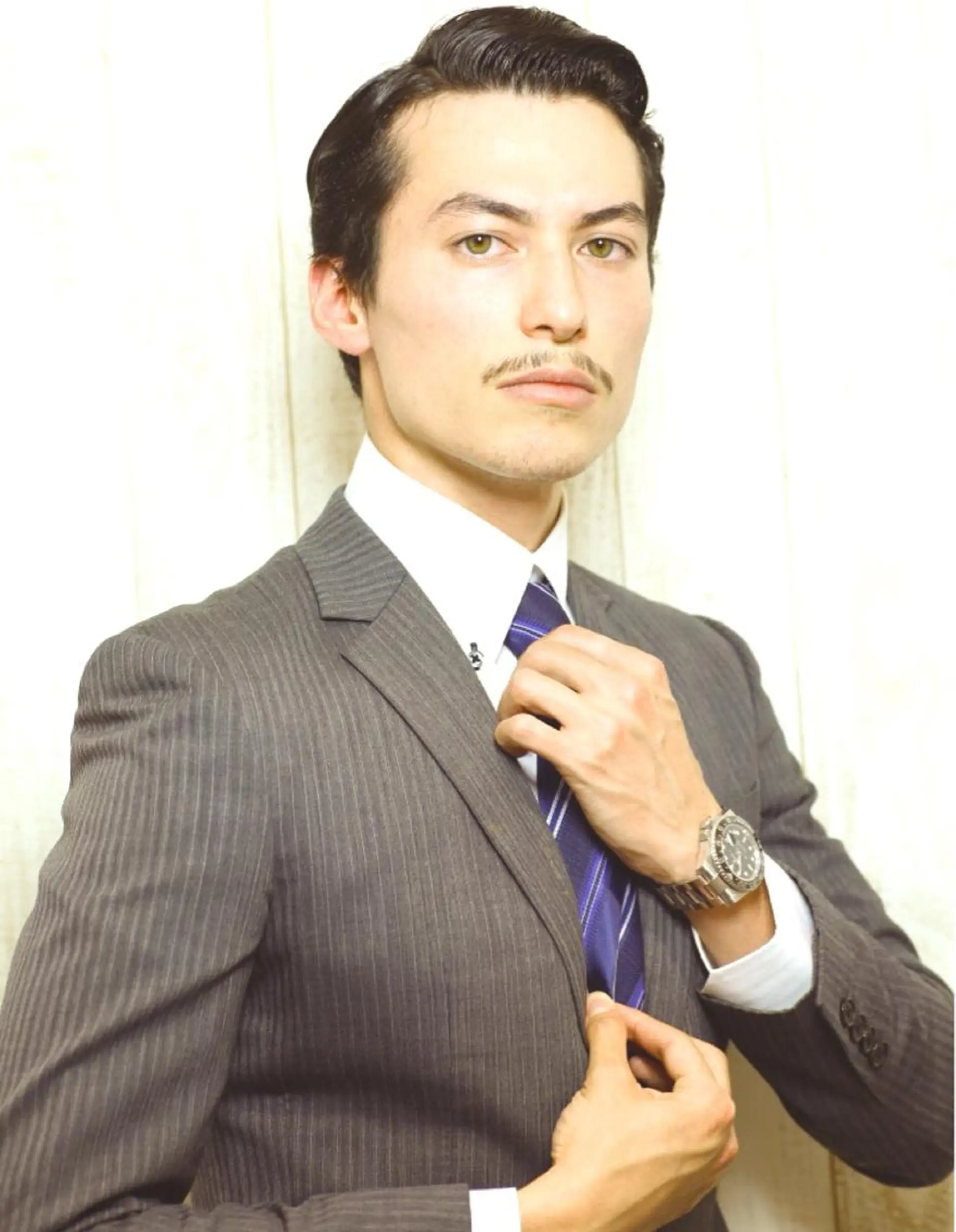 ショート パーマ メンズ メンズパーマ Soleria /ソレリア所属・メンズカットのプロ 田中慎一のヘアスタイル