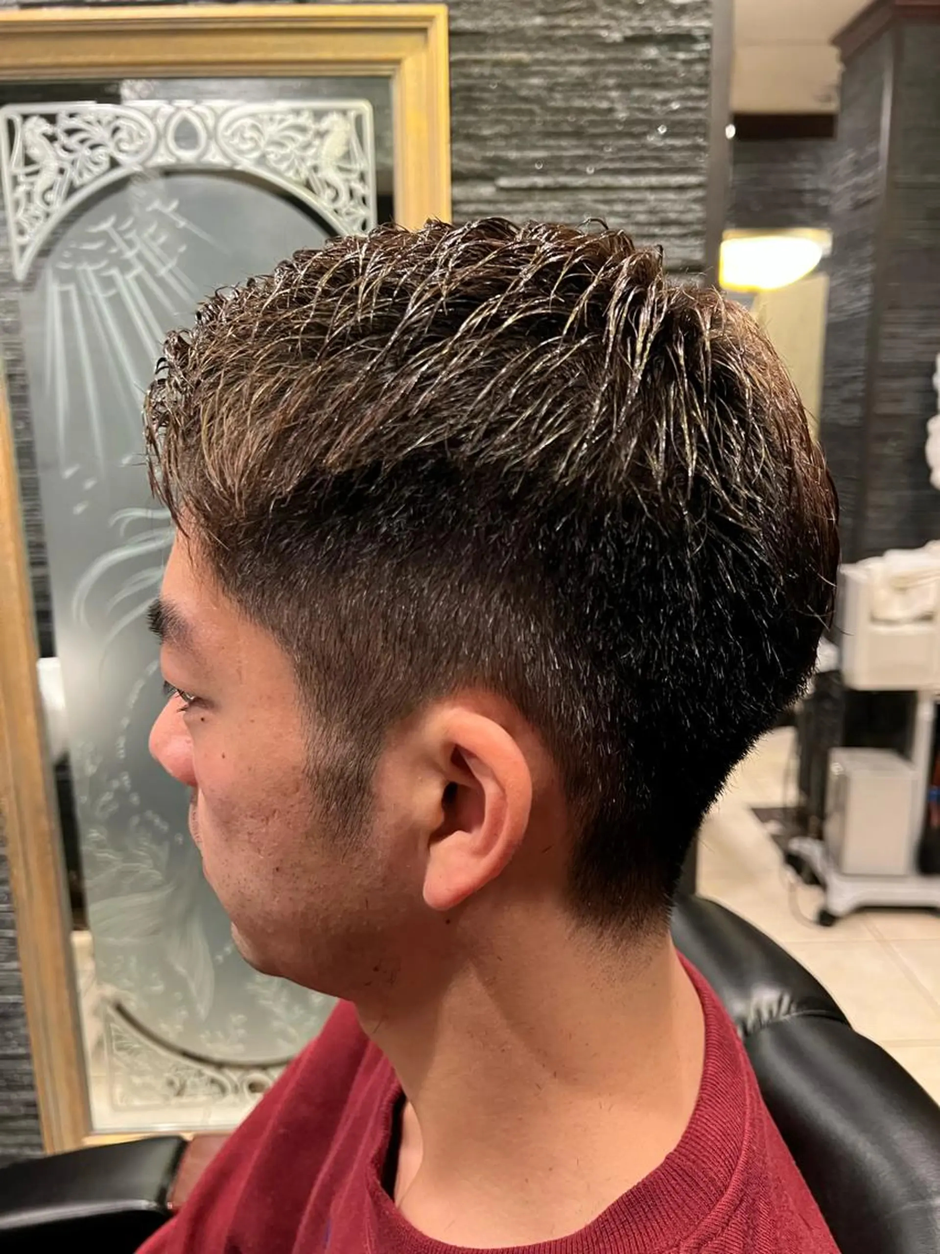 ショート メンズ ヒロ銀座新橋店所属・ヒロ銀座　さかうえ ひかる💈のヘアスタイル