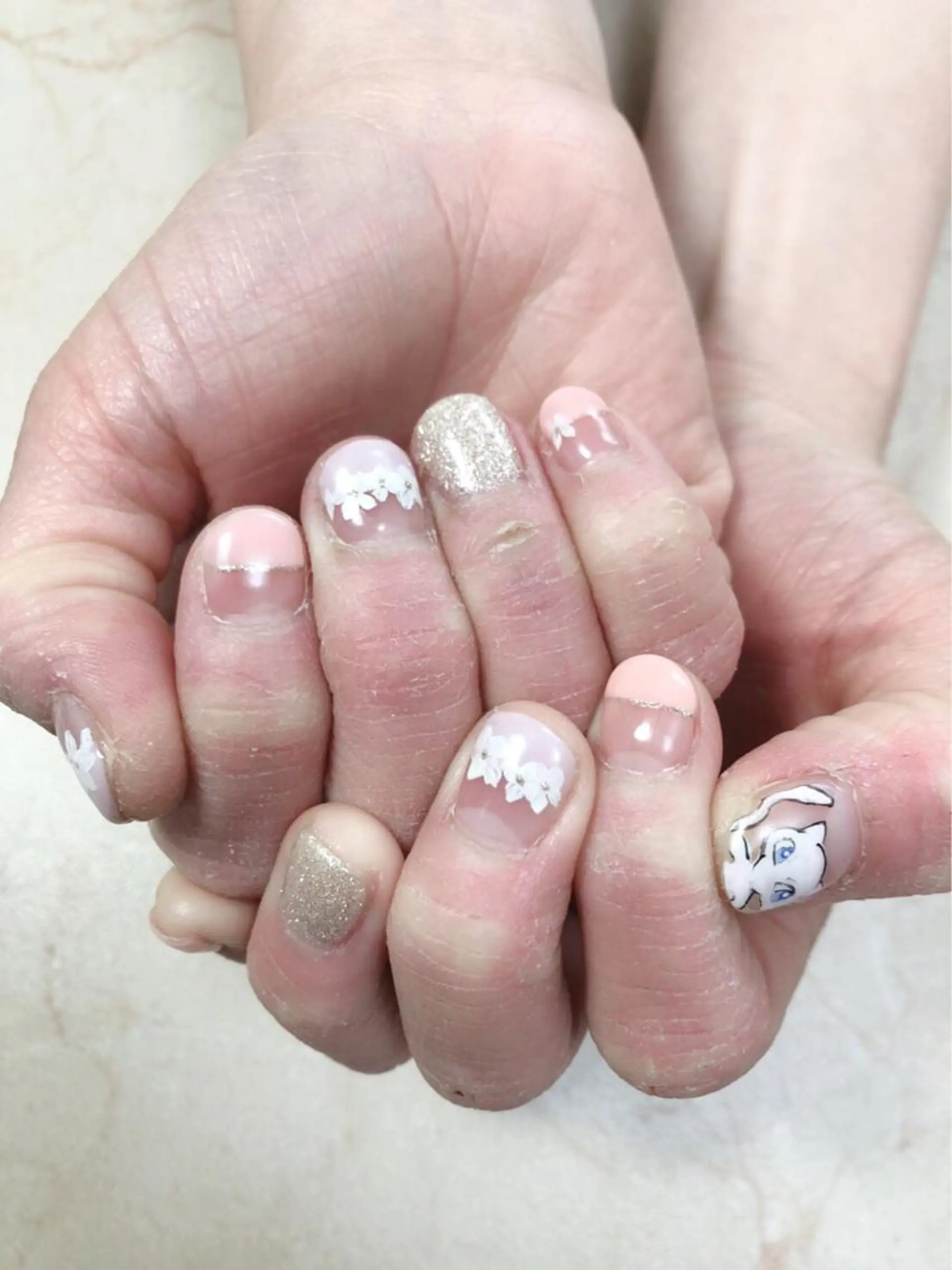 ネイル 春ネイル mellow mのネイルデザイン