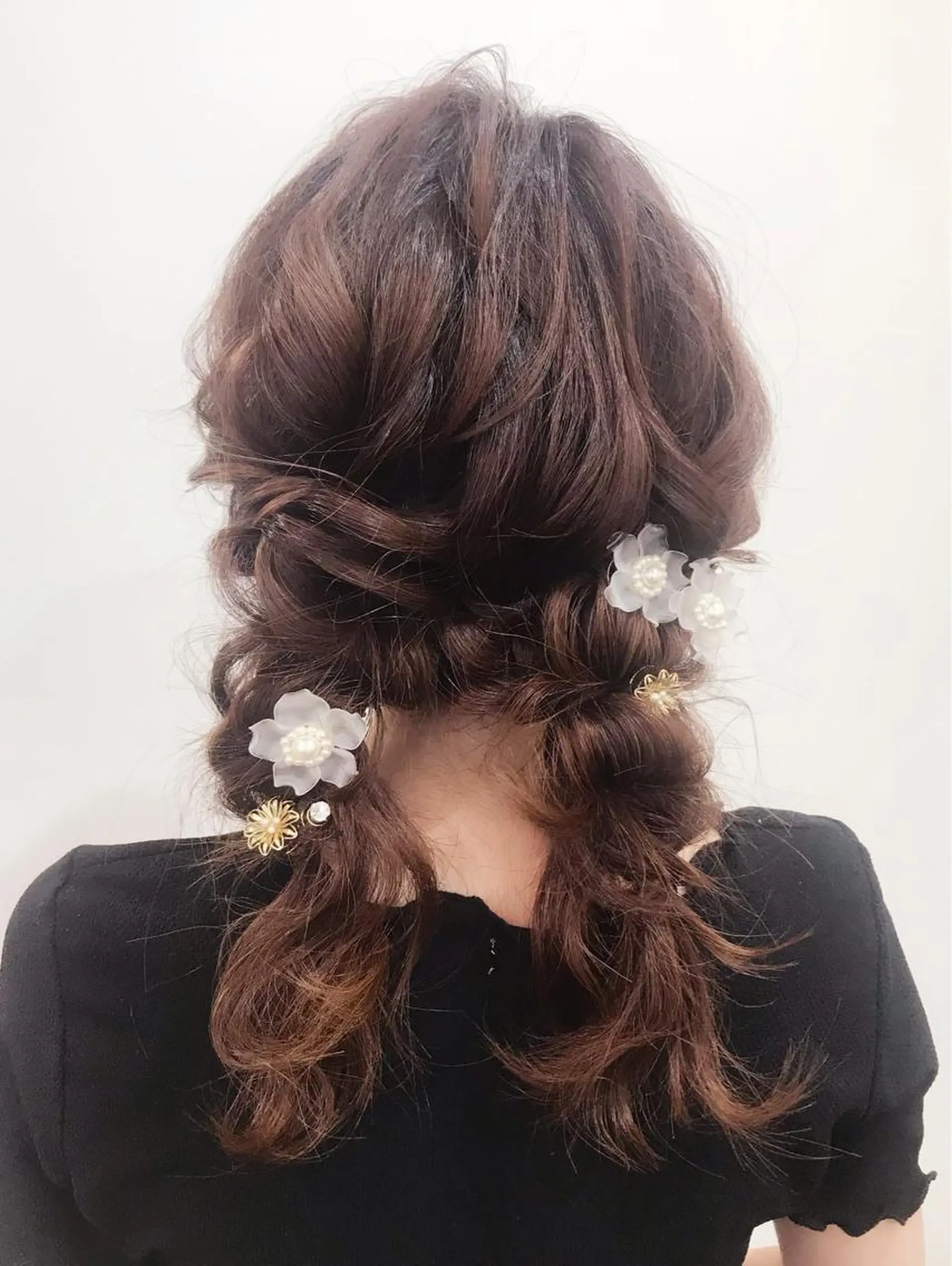 セミロング ヘアアレンジ GRANLUSSO 〜グランルッソ駅前店所属・木口 嘉美のヘアスタイル