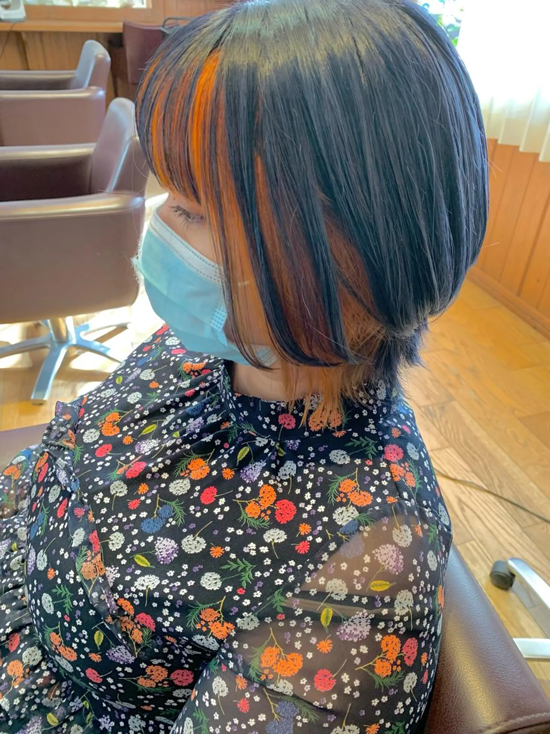 ミディアム カラー パーマ ヘアアレンジ Artist 藤﨑紘成のヘアスタイル