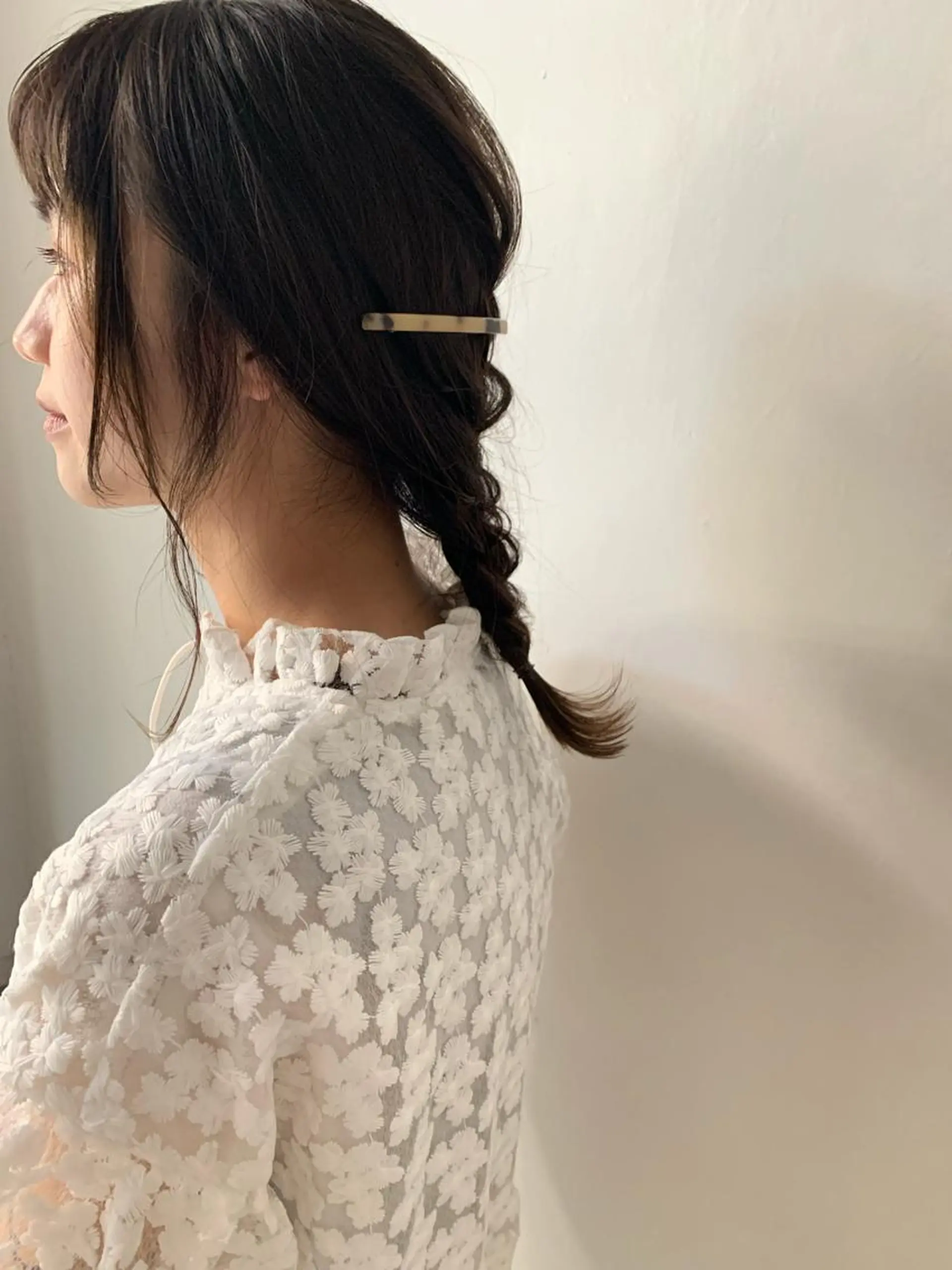 ミディアム Asti blanche所属・ブリーチなしWカラー /地毛風/小林凪沙のヘアスタイル