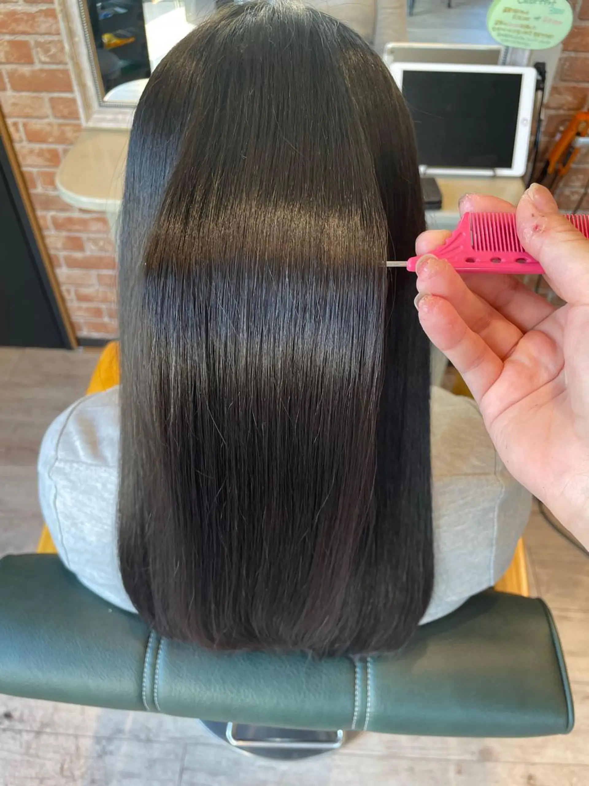 ロング 髪質改善 縮毛矯正 トリートメント 酸熱トリートメント 坂元 瑠茄のその他イメージ