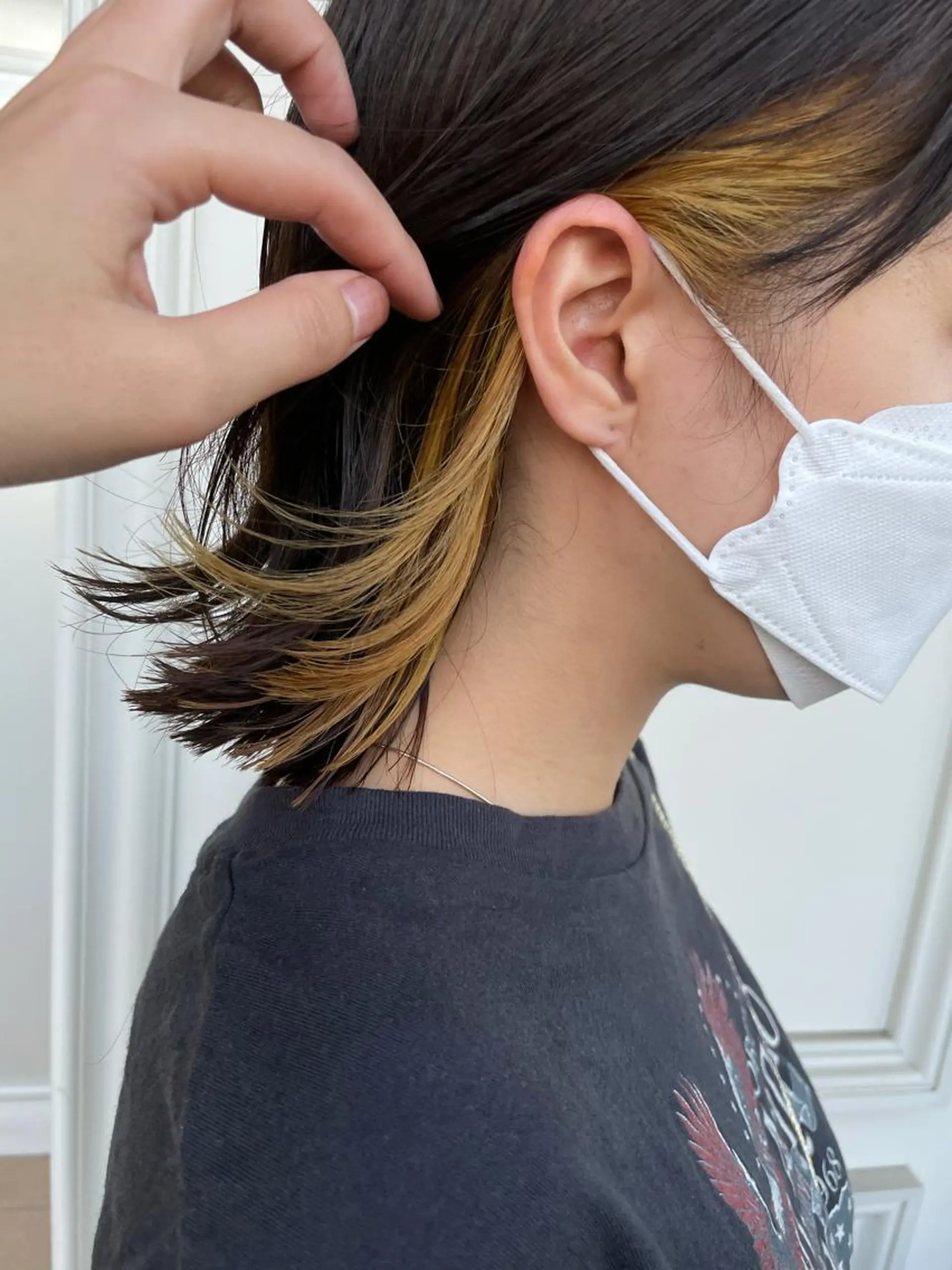 ショート カラー 森安 華楠のヘアスタイル