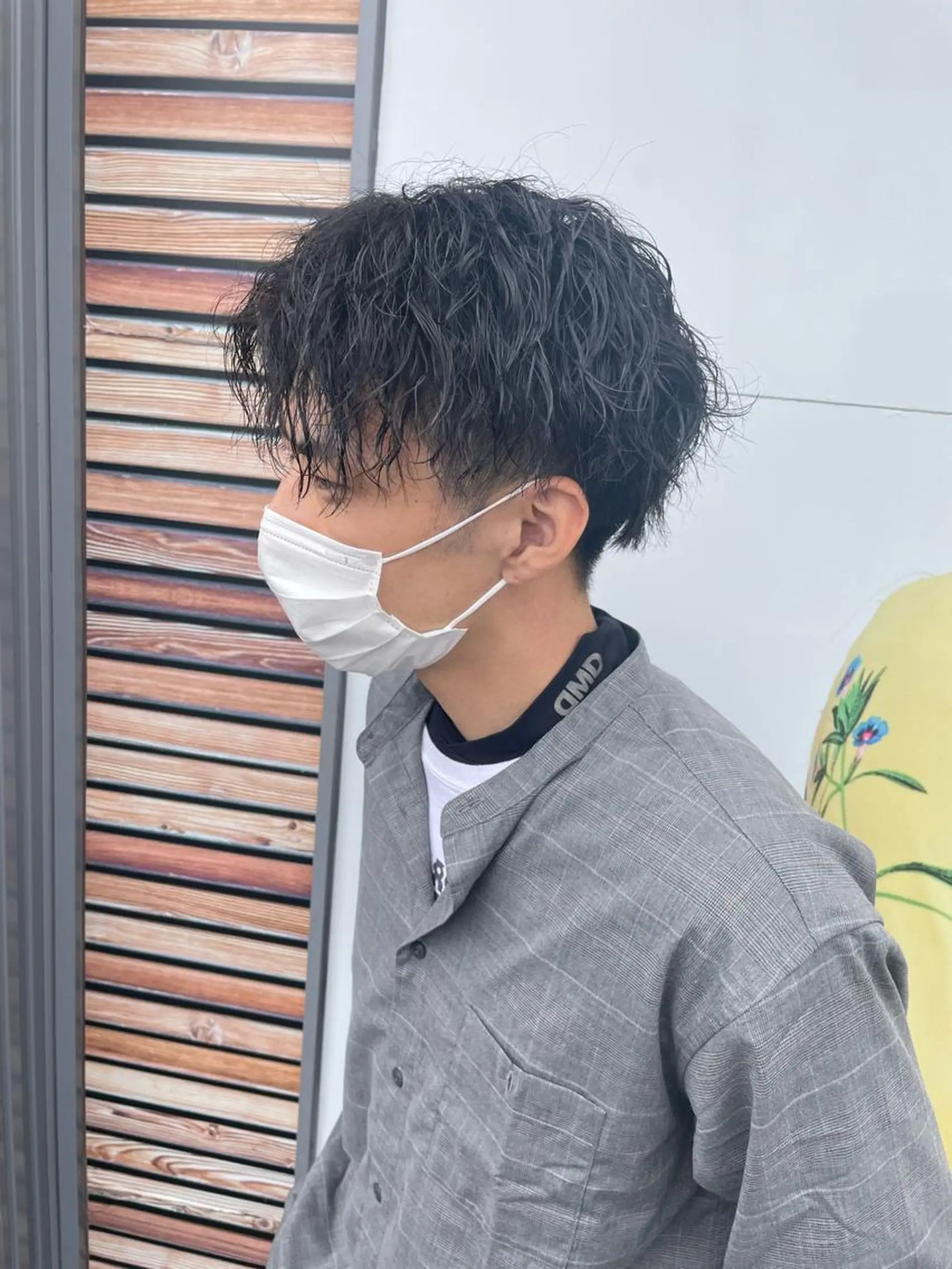 パーマ メンズ カット パーマ トリートメント 石戸 春菜のヘアスタイル