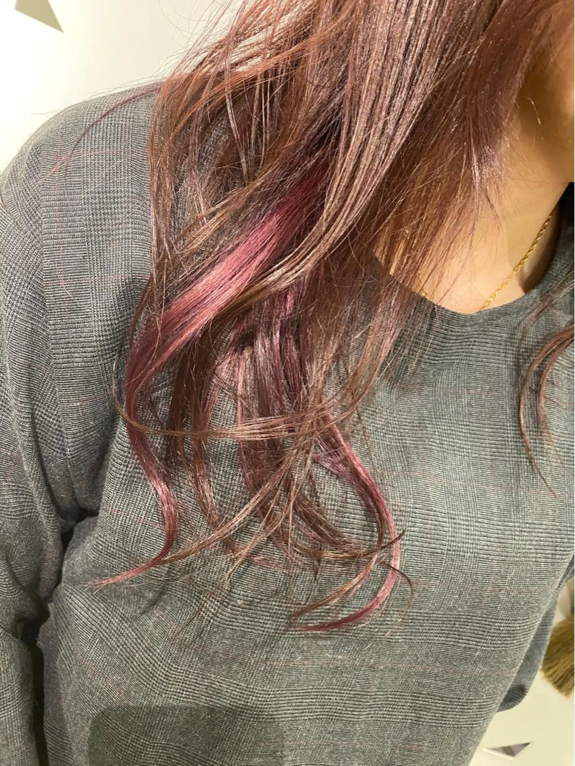 セミロング カラー 髪質改善✨️透明感カ ラー✧*。山下さいみのヘアスタイル