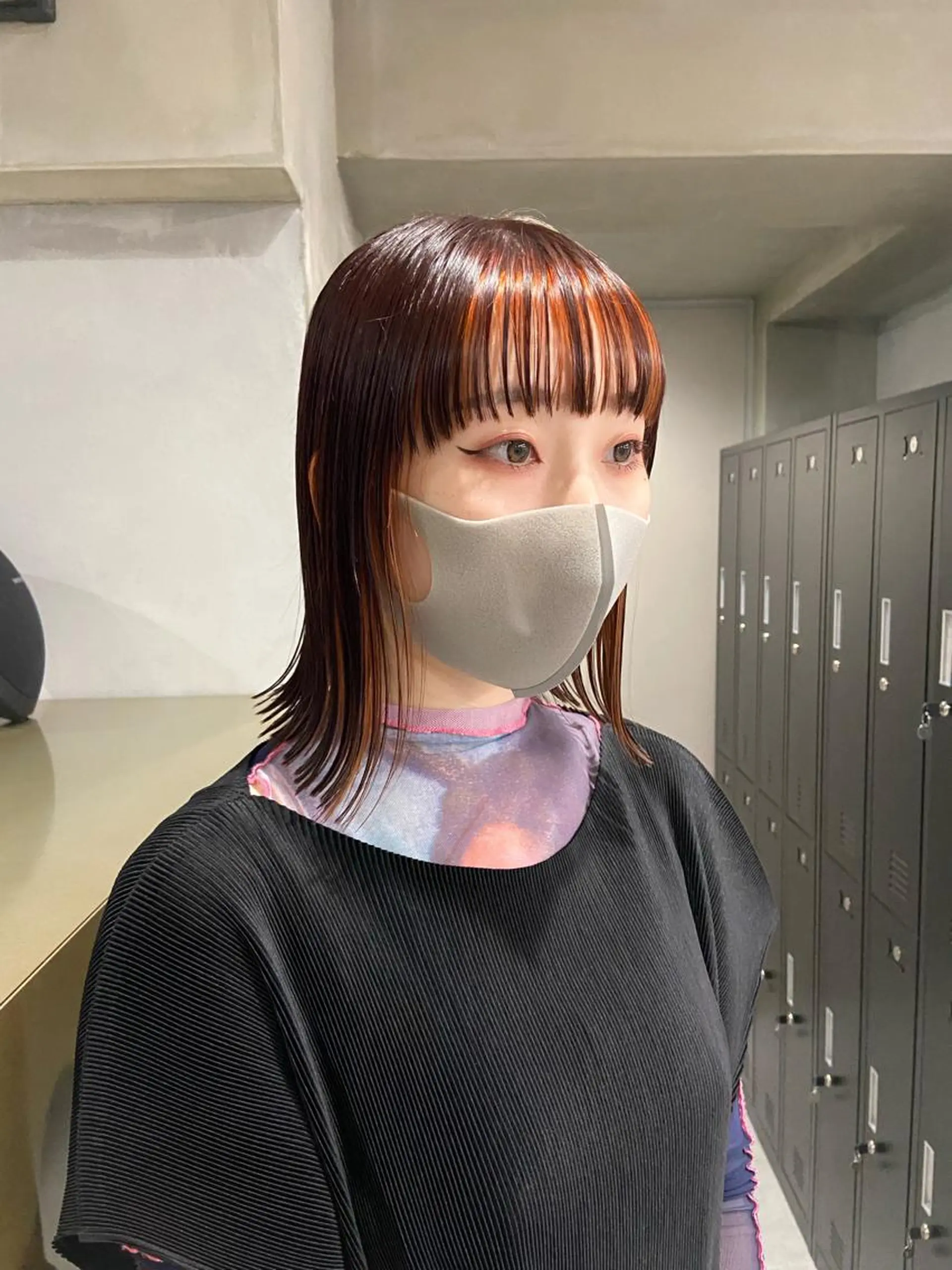 セミロング カラー ヘアカラー yuna/ボブカット /ハイトーンカラーのヘアスタイル