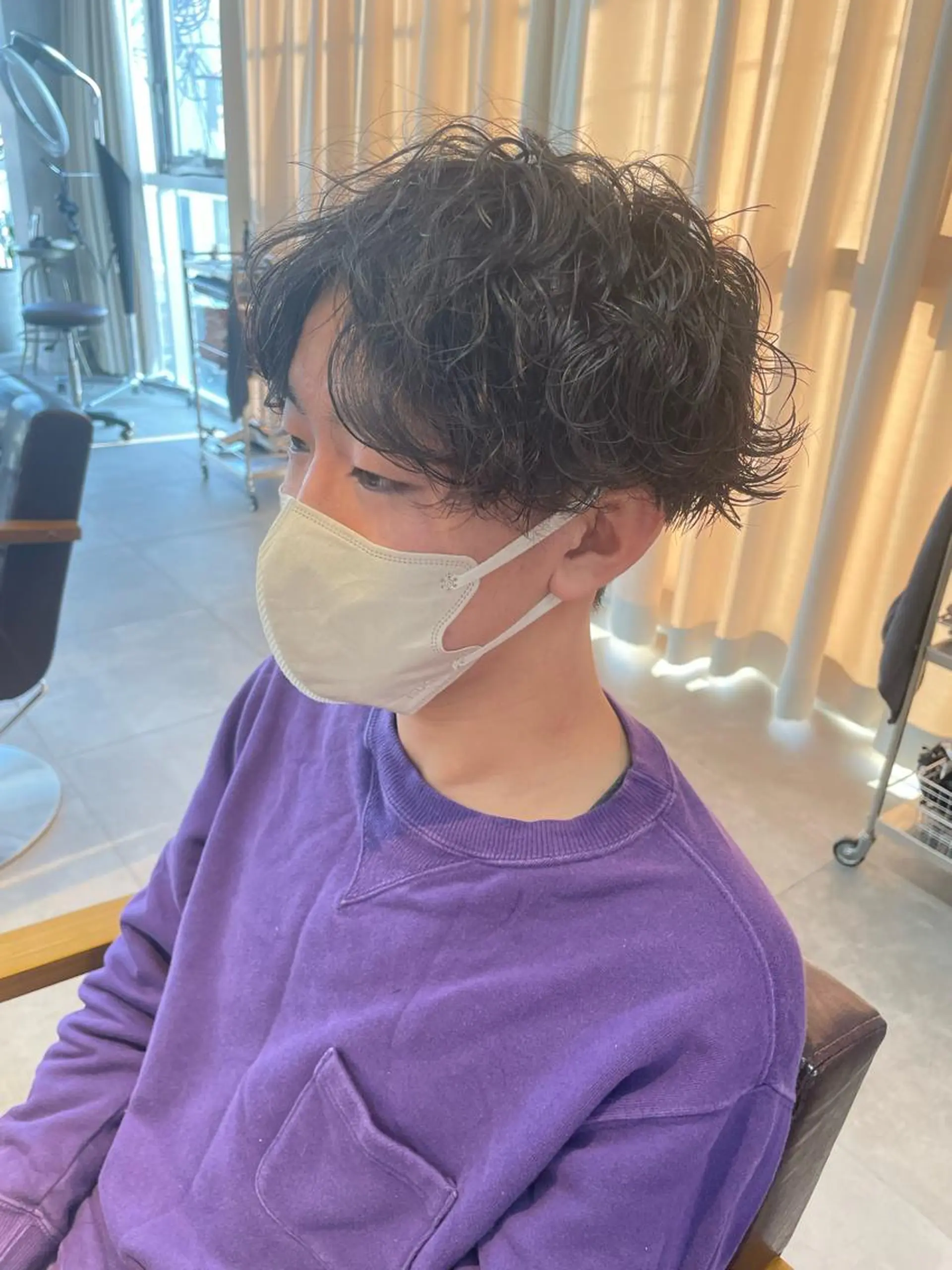 ショート パーマ メンズ 辻堂メンズ特化 YU-YAのヘアスタイル