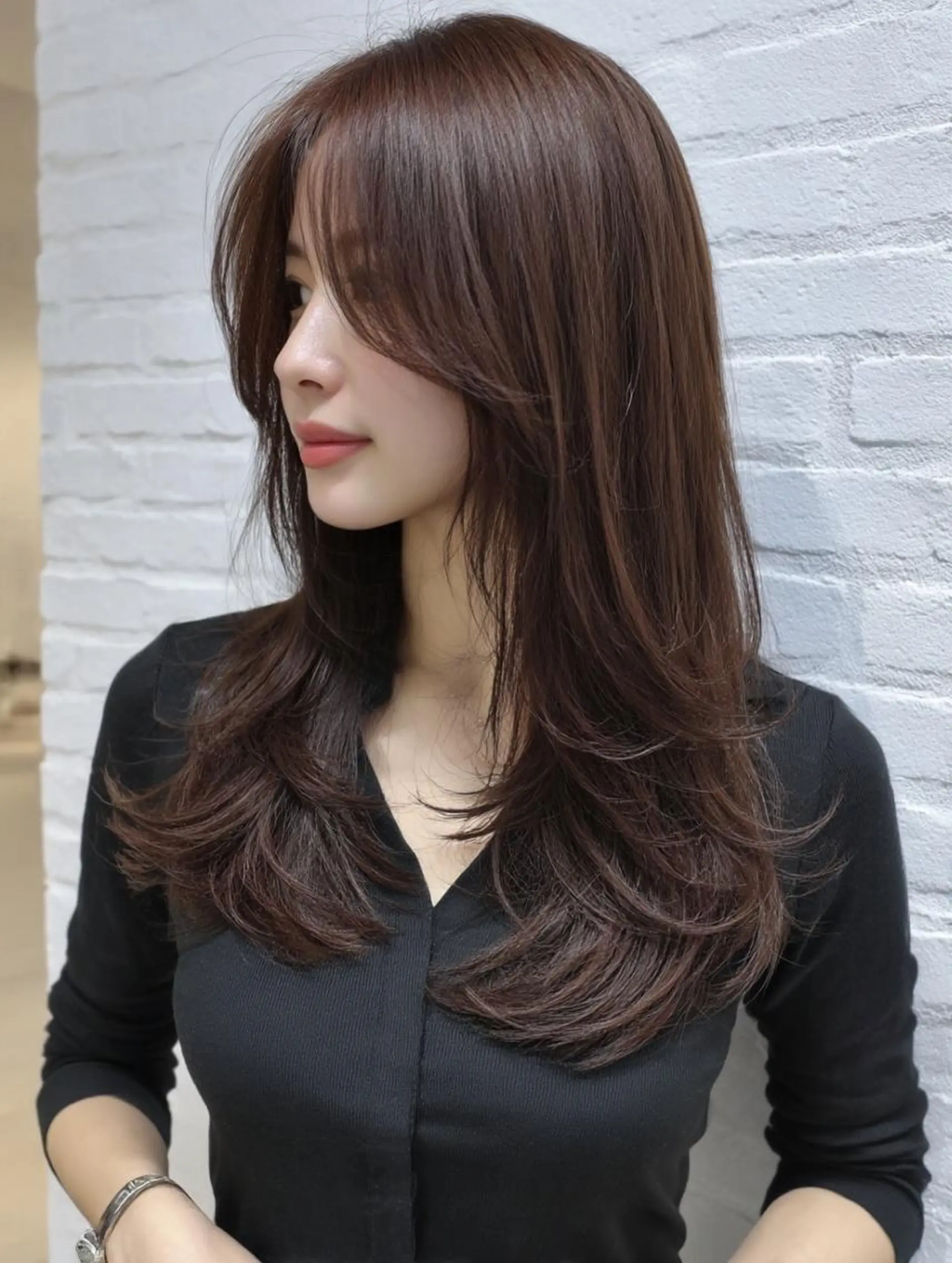 ミディアム TELAHAIR 髪質改善特化型サロンのヘアスタイル