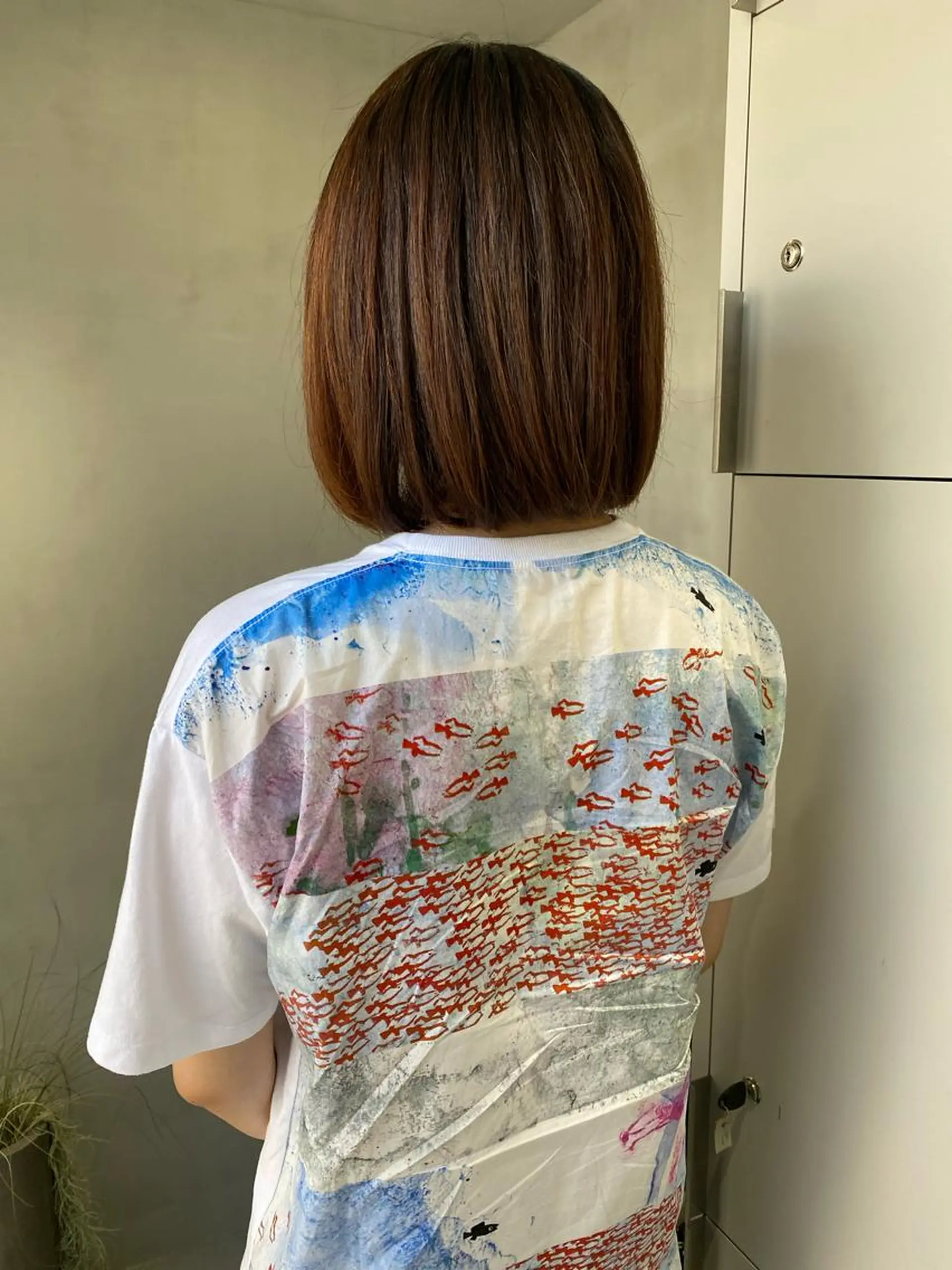 ショート カラー ヘアアレンジ ボブ stylist/蛯谷 珠里のヘアスタイル