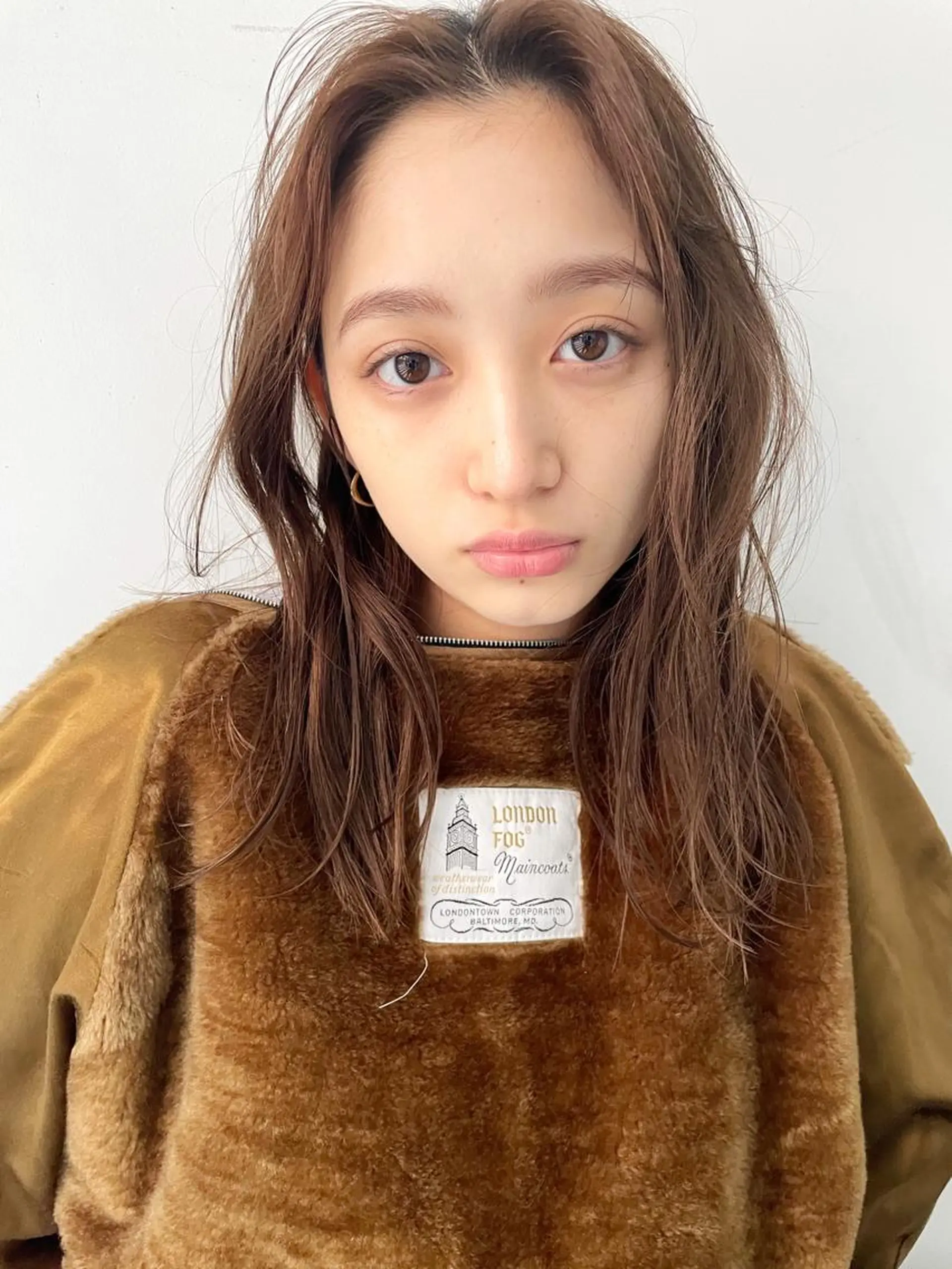 ミディアム カラー ヘアアレンジ 丸山渉/パーマ エフェクトブリーチのヘアスタイル