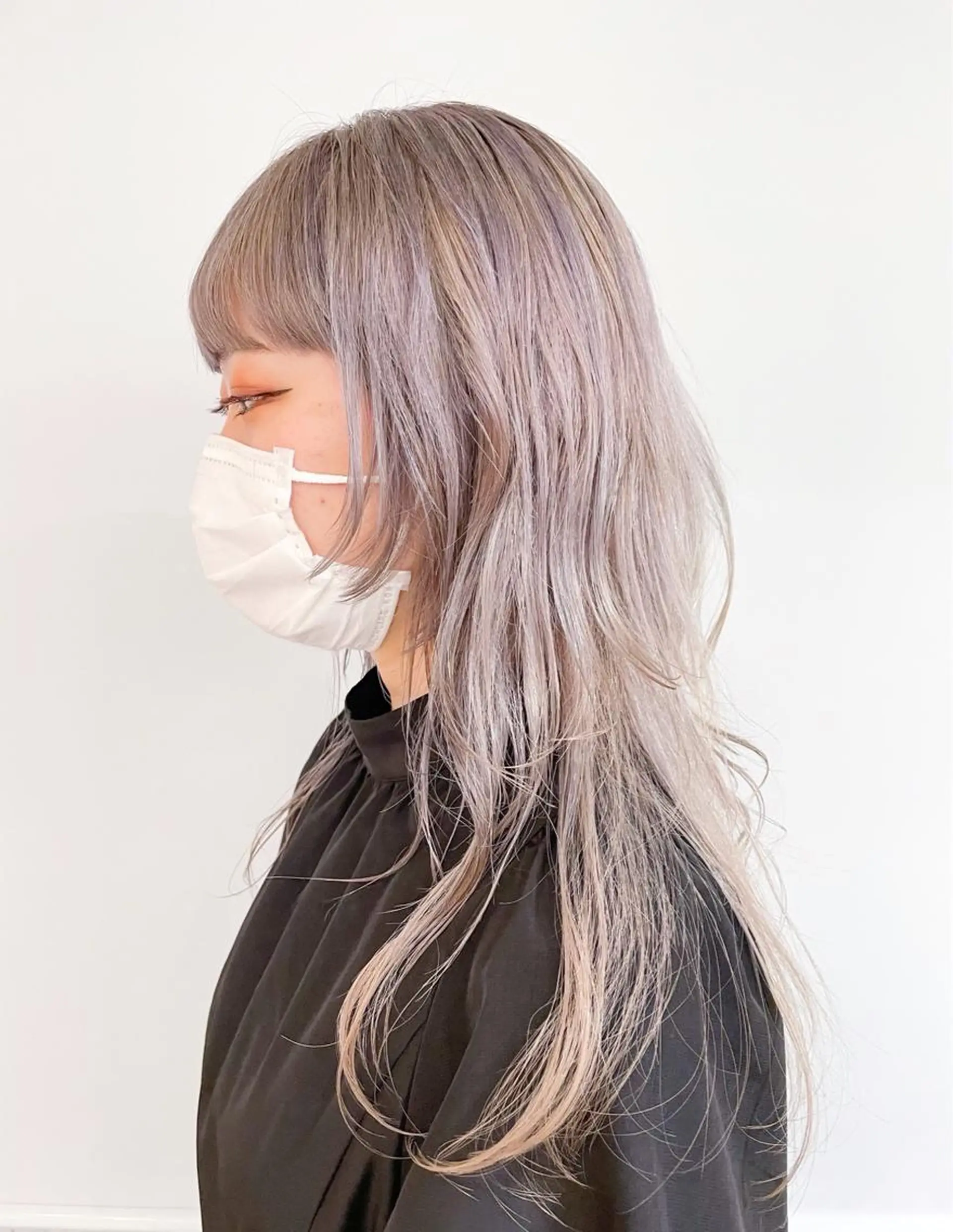 ロング カラー ブリーチ Kva所属・ウルフ/ハイトーン /髪質改善/AIRIのヘアスタイル