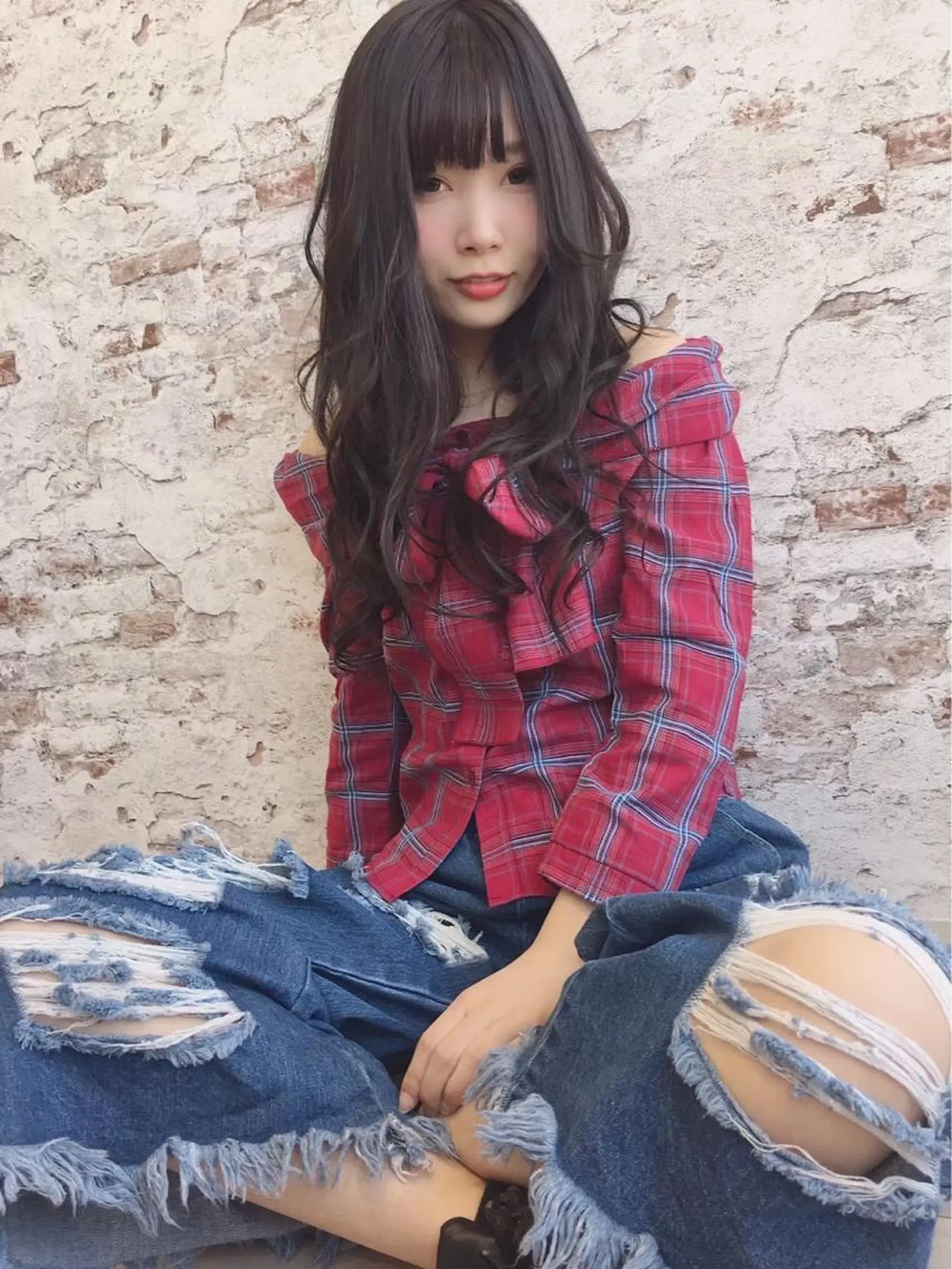 ロング 豊中/メンズ特化 岡田 龍之介のヘアスタイル