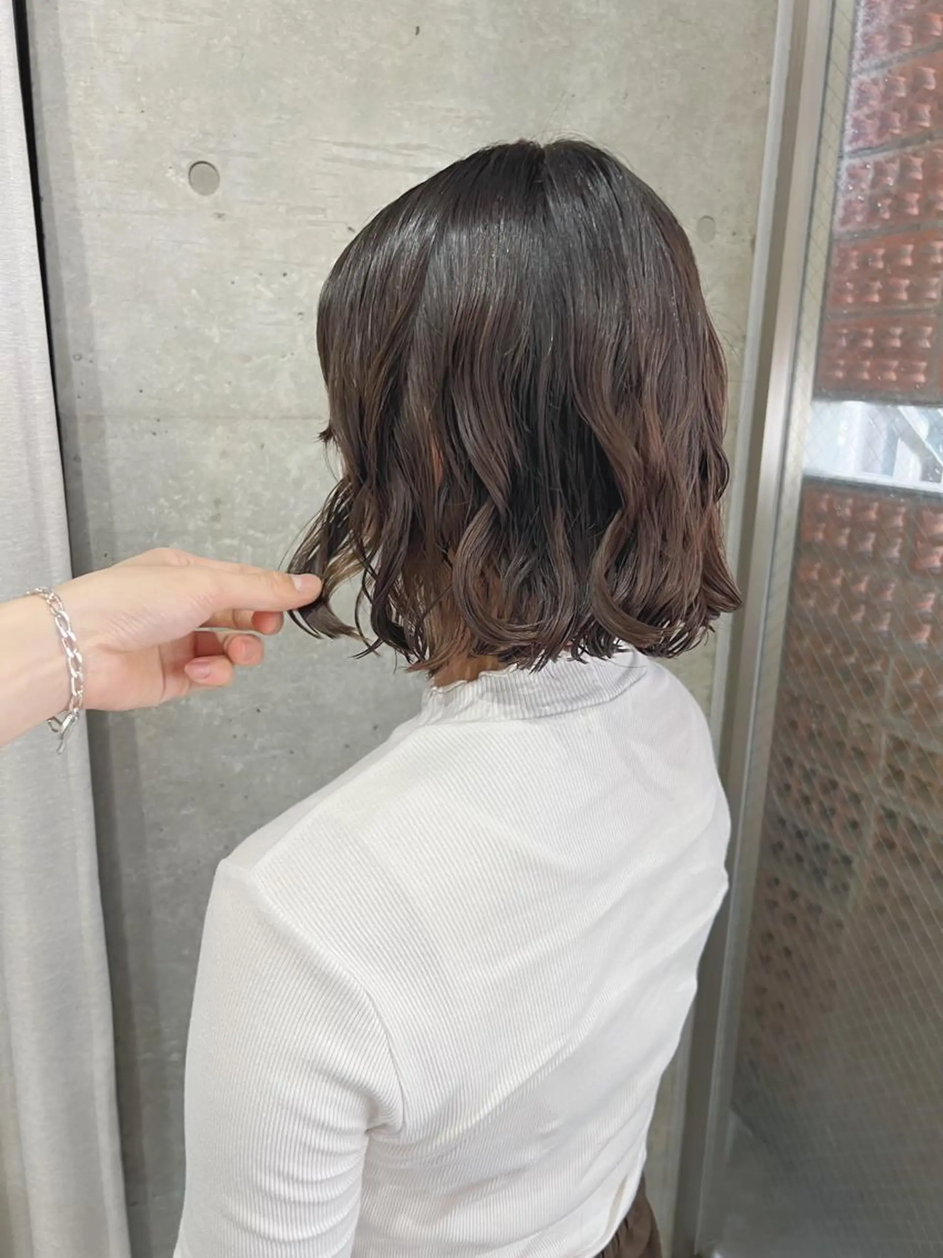 パーマ ボブパーマコテ巻き風 パーマNo1深江秀平のヘアスタイル