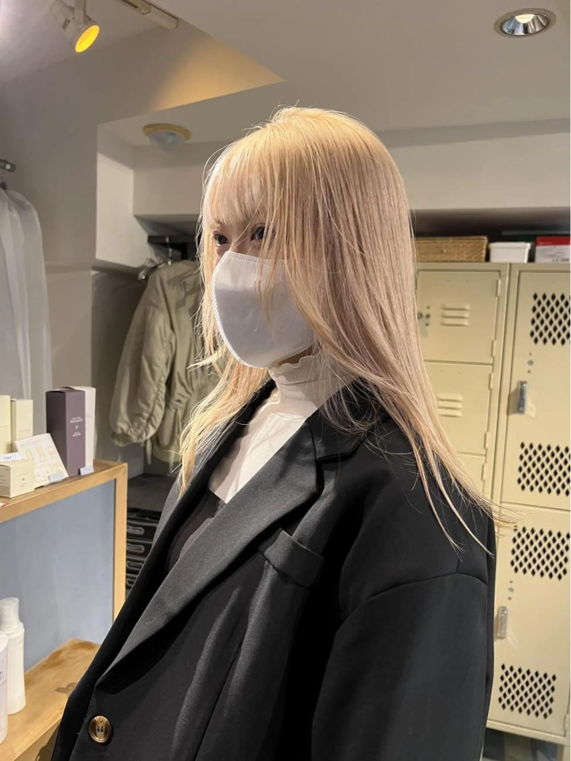 ロング カラー ヘアカラー ブリーチなしベージュ カラー✨Takeのヘアスタイル