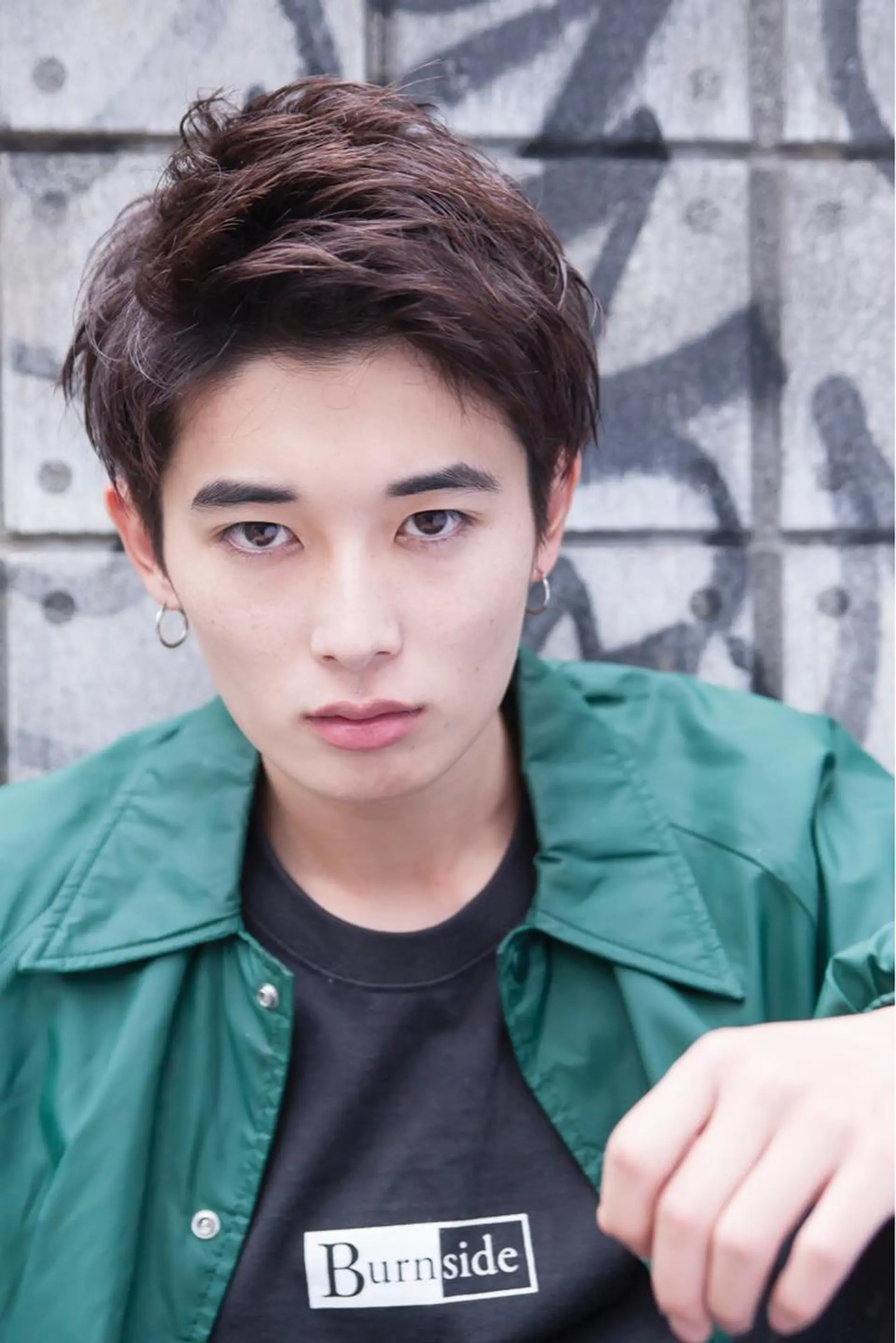 ショート メンズ IVE所属・ダブルカラー🤍 髪質改善／原島のヘアスタイル