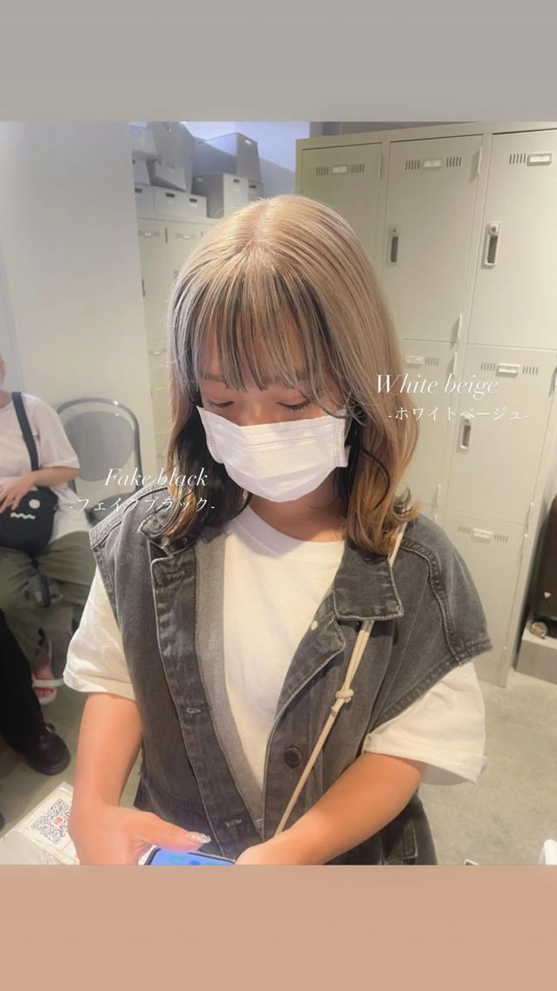 セミロング カラー ヘアカラー トリートメント ヘッドスパ ヘアセット 表参道ハッシュカット レイヤー/リノンのヘアスタイル