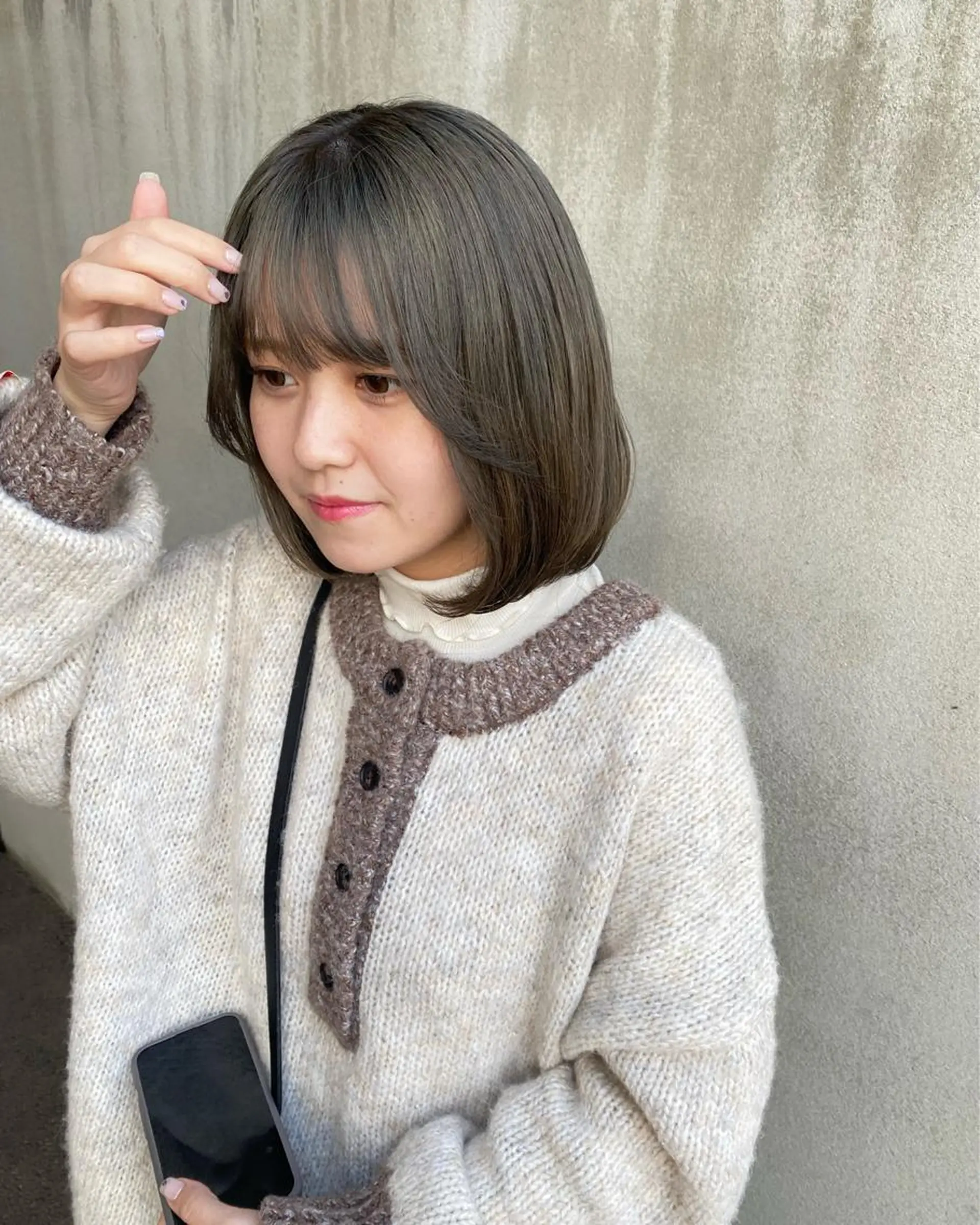 ミディアム ヘアカラー en⁺　trust所属・レノ/en trust/金沢市のヘアスタイル