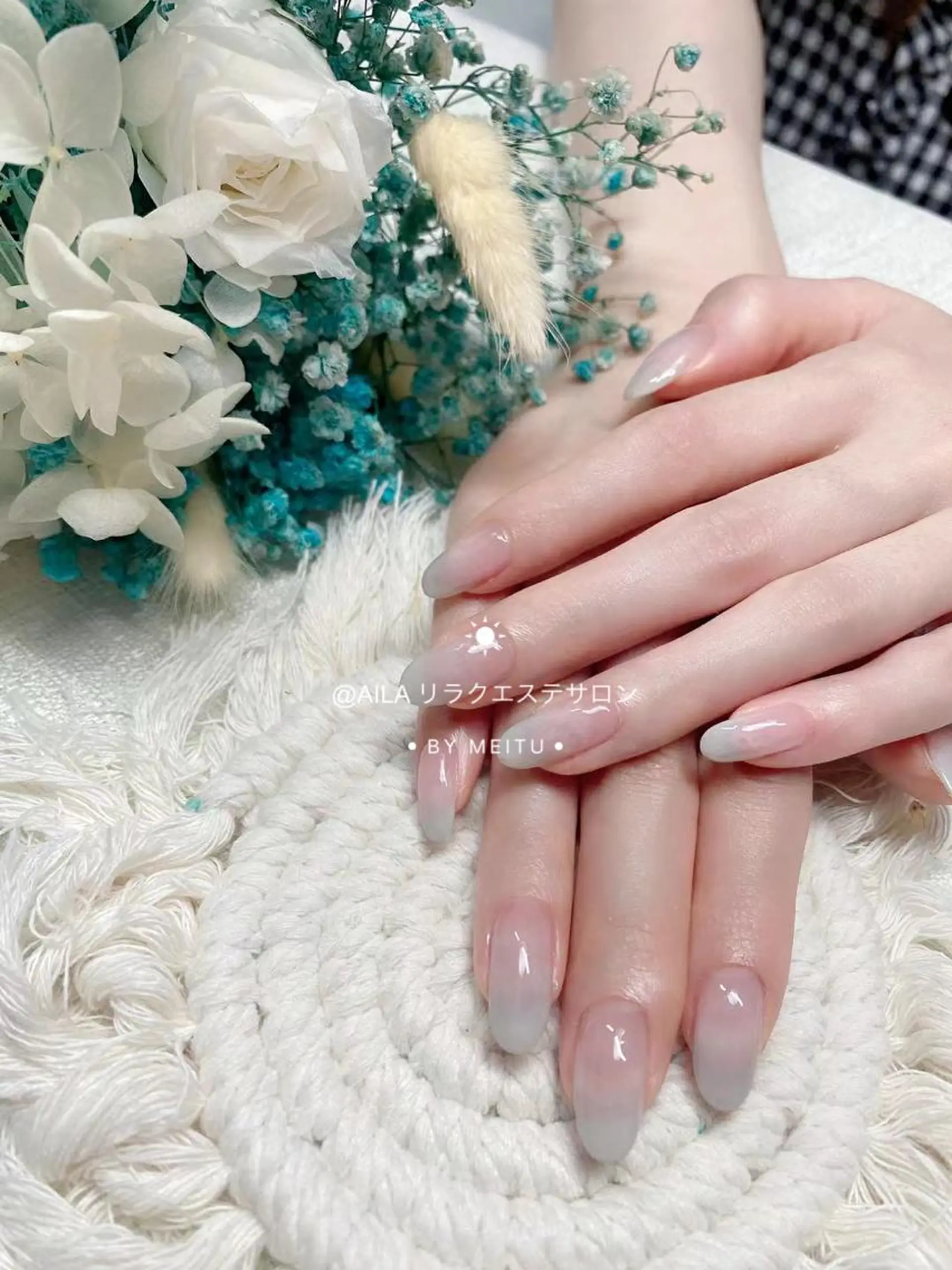 ネイル グラデーション ラメ(グリッター) ラメグラデーション ハンドネイル Kira Nailのネイルデザイン