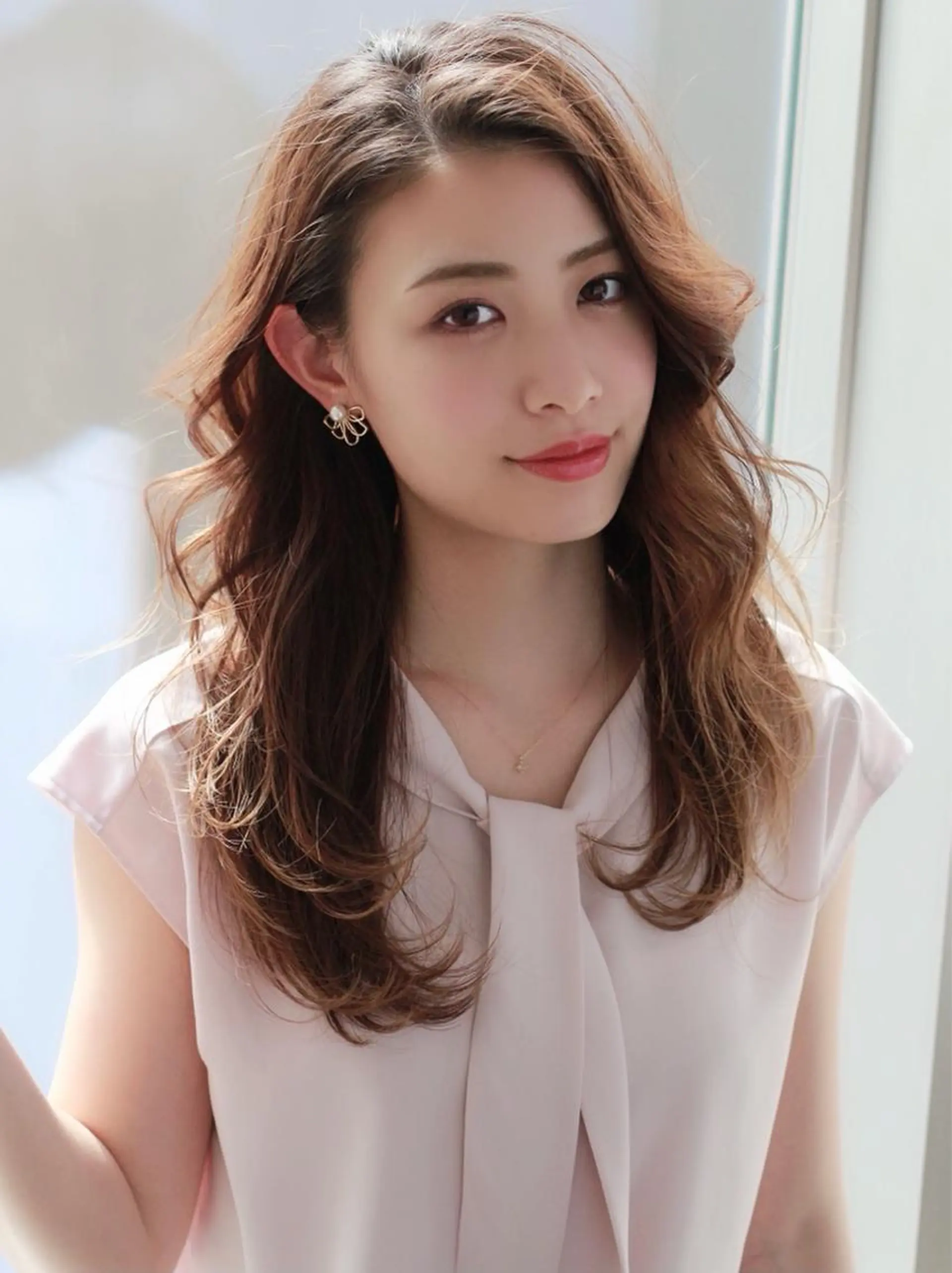 ロング カラー パーマ 💙美髪救世主💙 関華蓮のヘアスタイル