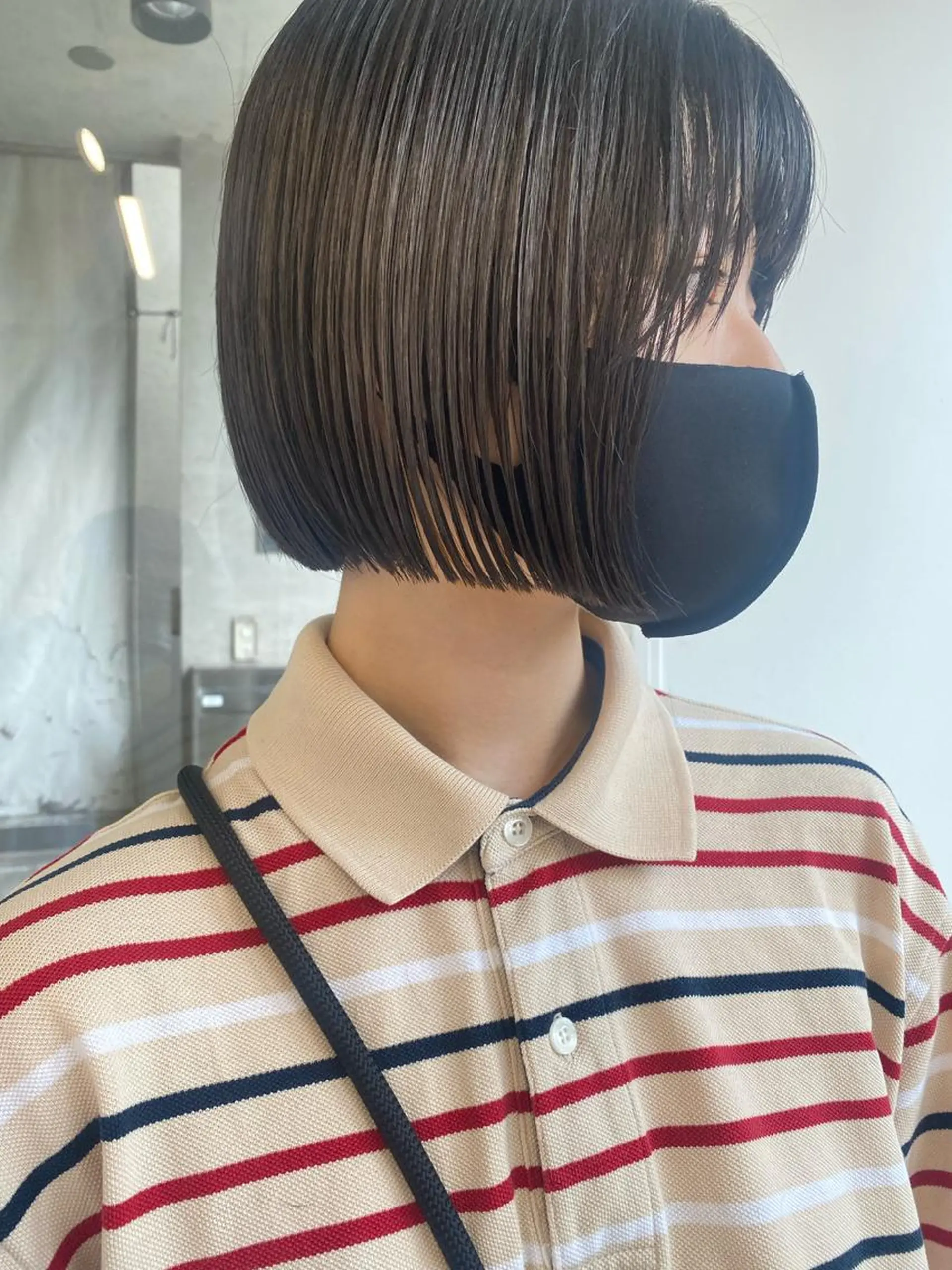 ショート カラー カット ヘアカラー トリートメント センターパート/ 暖色カラーayuのヘアスタイル