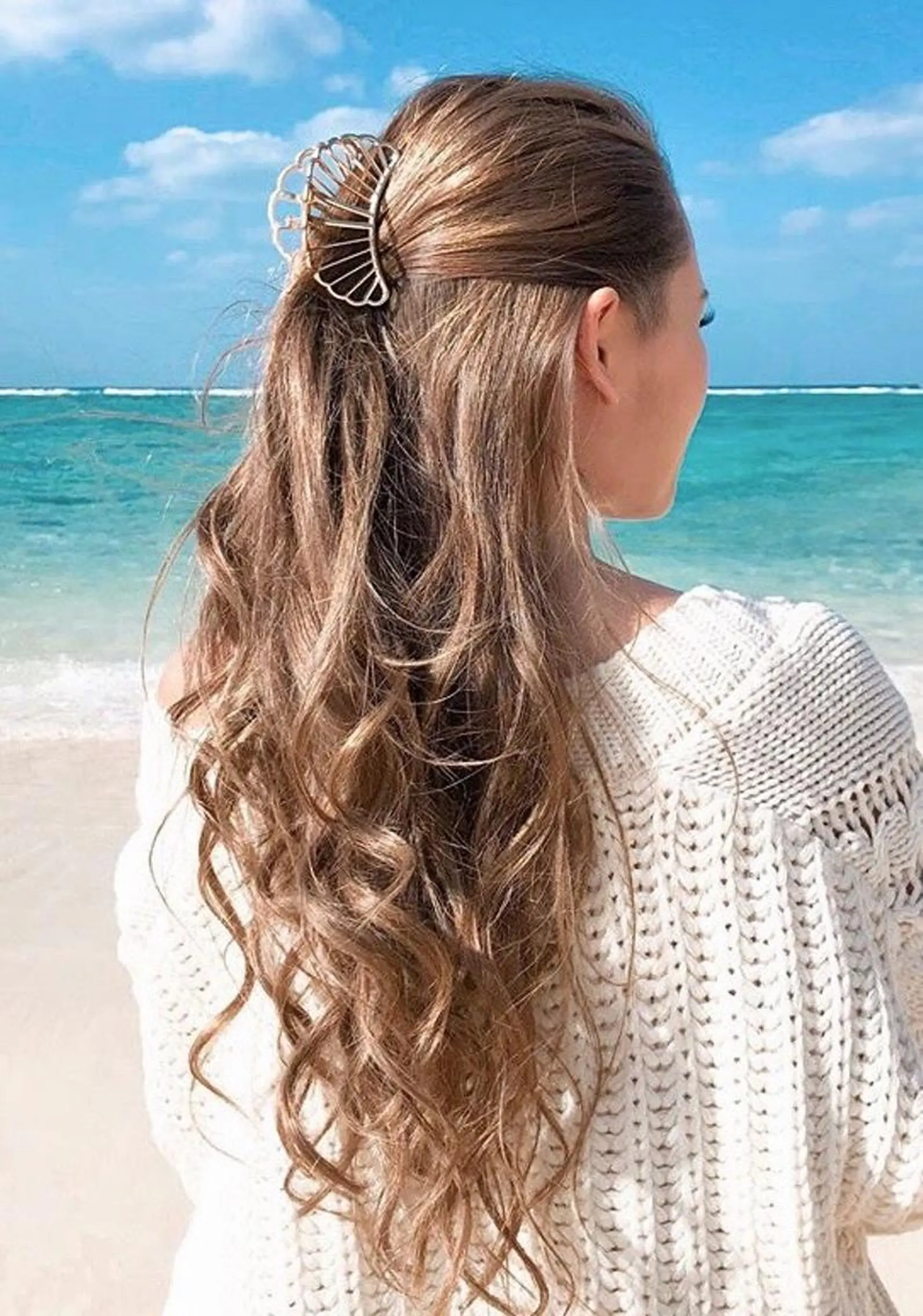 ロング カラー パーマ ヘアアレンジ Device ディバイスのヘアスタイル