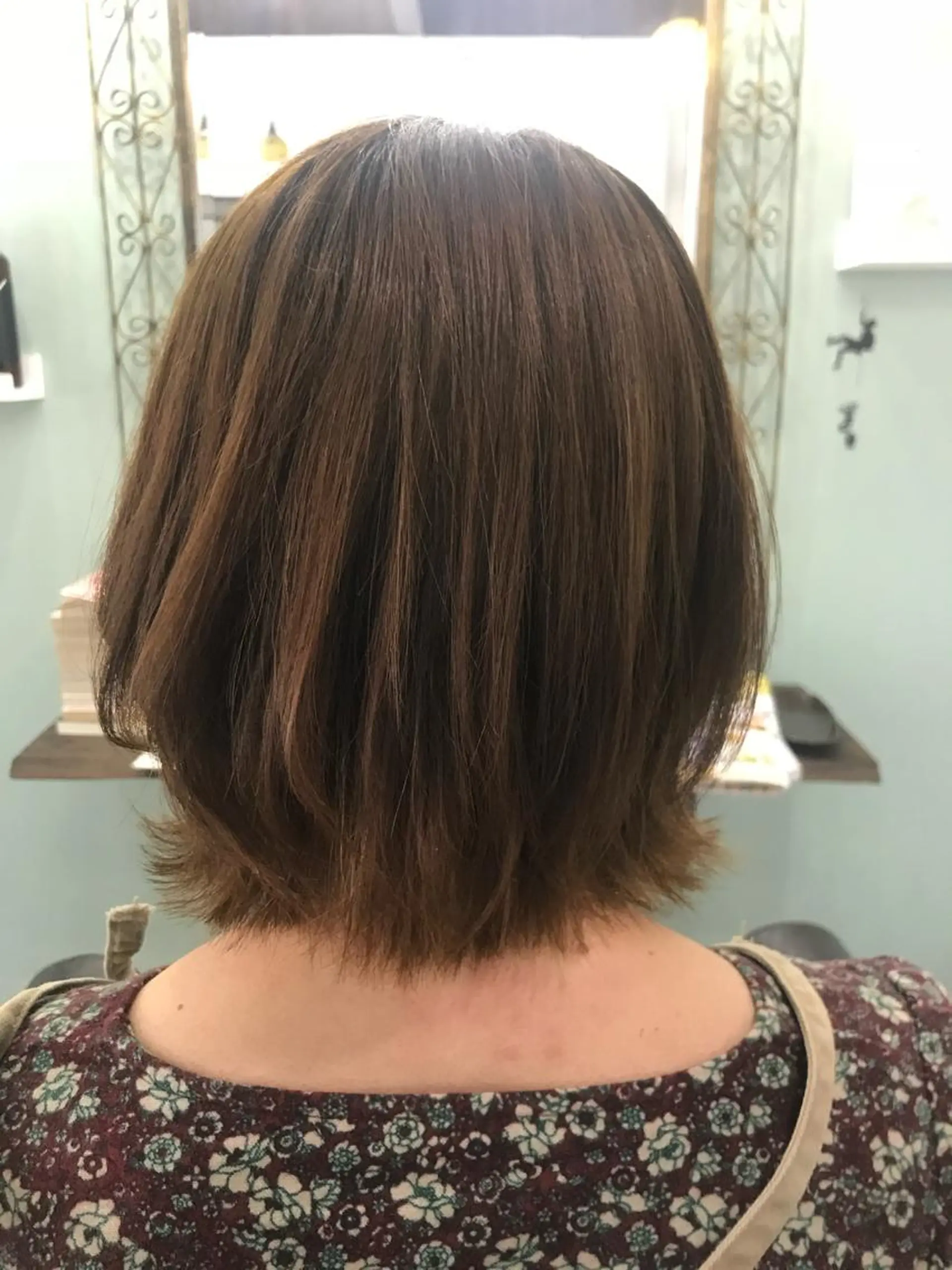 ミディアム R ri R takagiのヘアスタイル