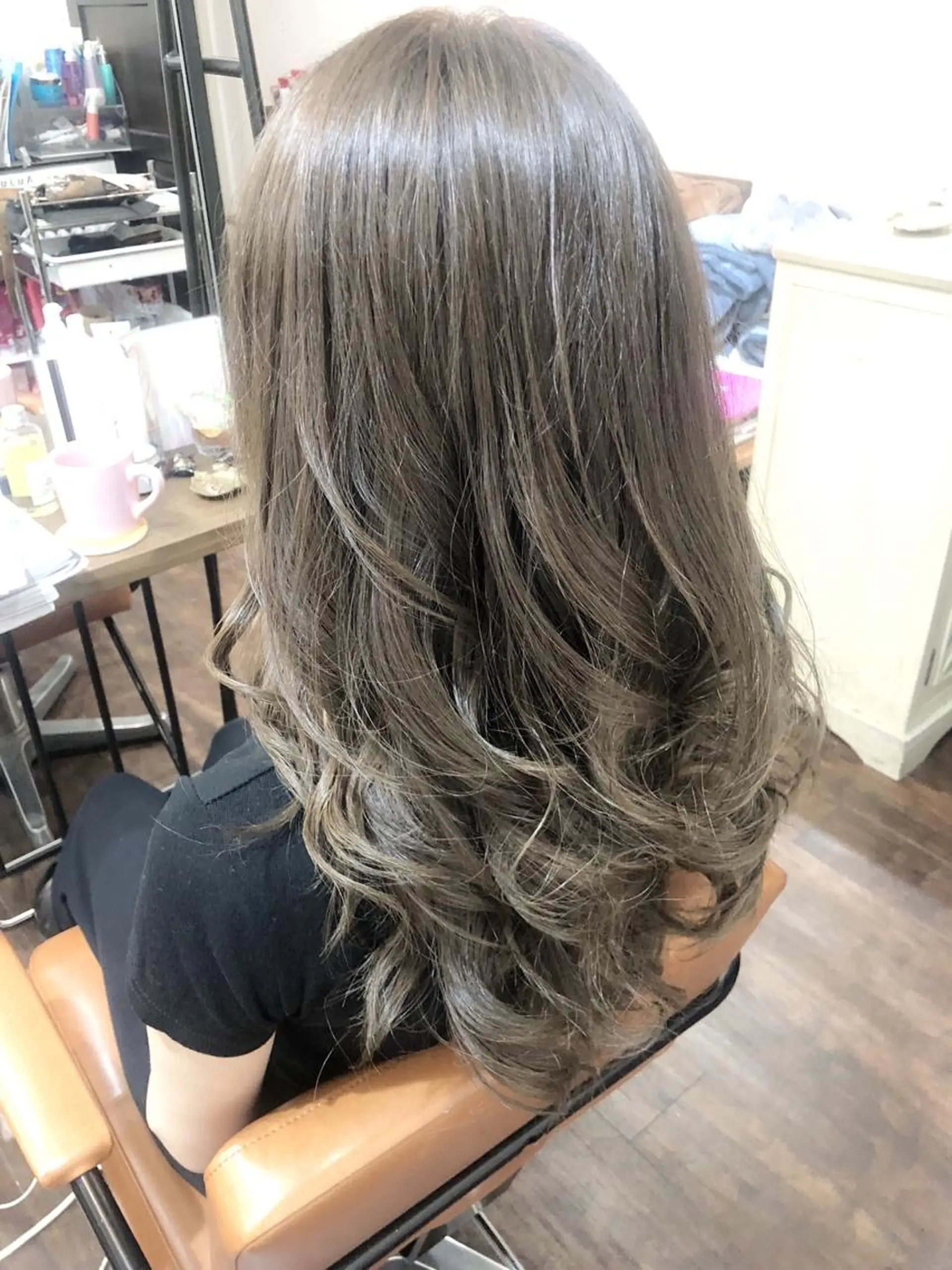 カラー グレージュ イルミナカラー カーキグレージュ カット ヘアカラー トリートメント ヘッドスパ グレージュ/髪質改善 Yamato.hのヘアスタイル