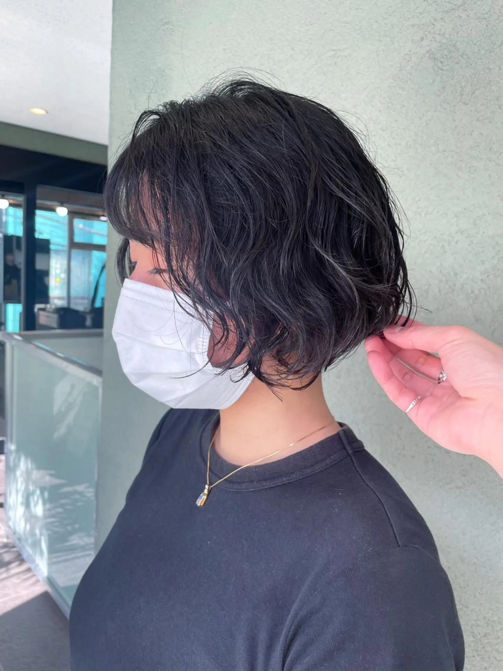 ショート カラー ボブ カット パーマ HIROKI ” stylistのヘアスタイル